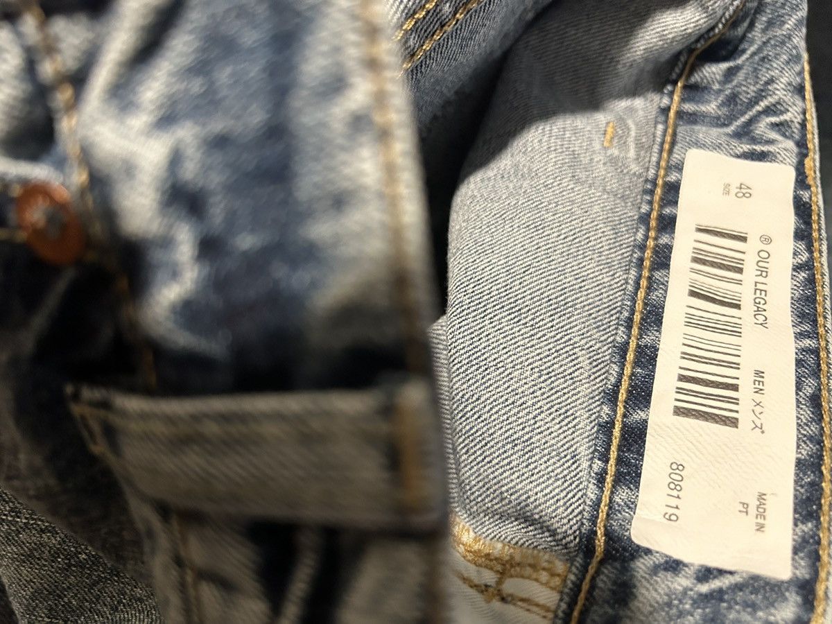 Our Legacy Our Legacy Joiner Trouser Shadow Wash Denim size 48 Size US 32 / EU 48 - 4 Thumbnail