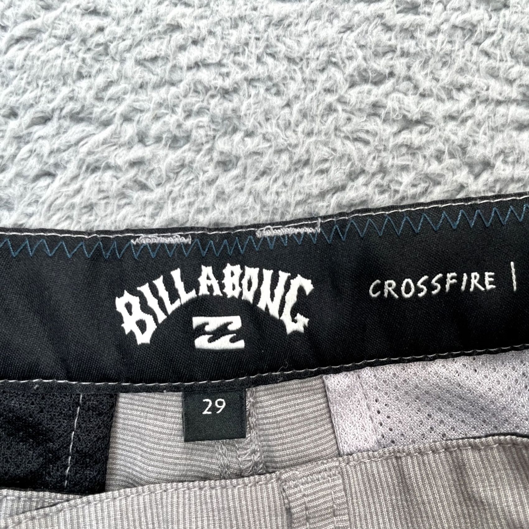 Billabong Billabong Shorts Mens 29 Gray Crossfire Submersible Hybrid Striped Relaxed Fit Chino Casual Beach Outdoor Sports 29 Mens Gray Shorts Size US 30 / EU 46 - 3 Thumbnail