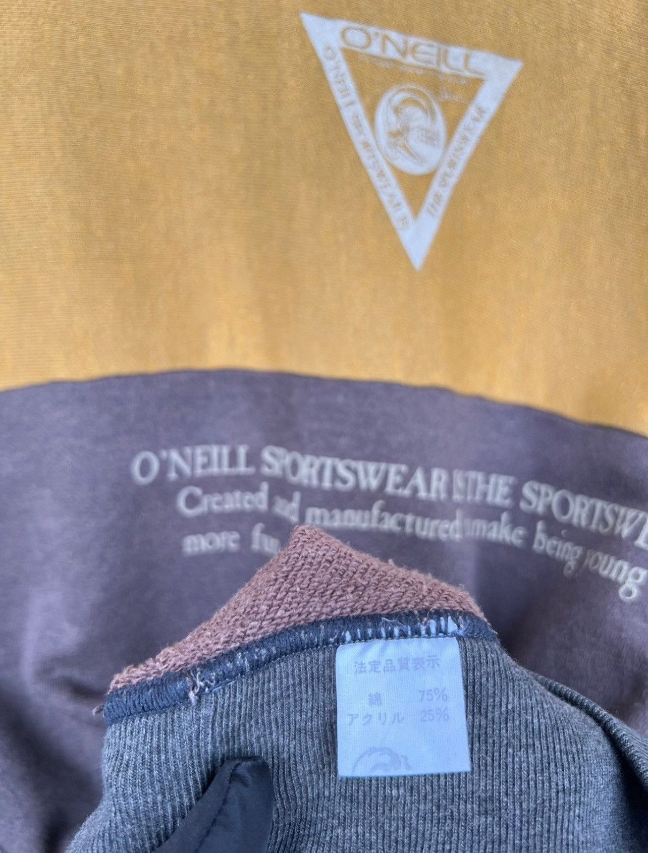 O'Neill × Vintage Vintage 80s Oneill With Friendship Jumper Oneill Sweatshirt Size US S / EU 44-46 / 1 - 9 Thumbnail