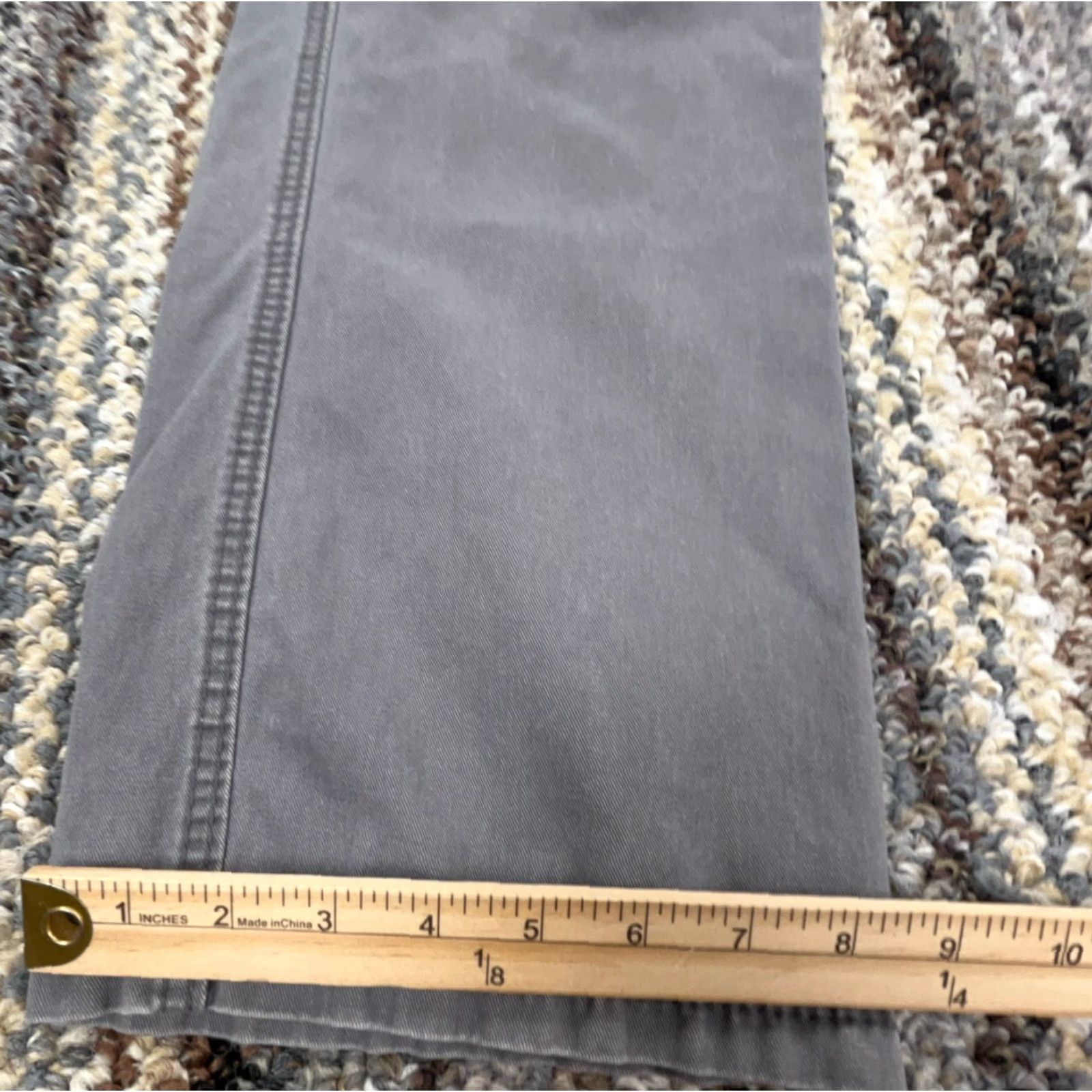 Vintage VINTAGE Union Bay Pants Cargo Men 36x32 Beige Cotton Canvas Baggy Straight 5-Pocket Y2K 2000s Mens Size US 36 / EU 52 - 5 Thumbnail