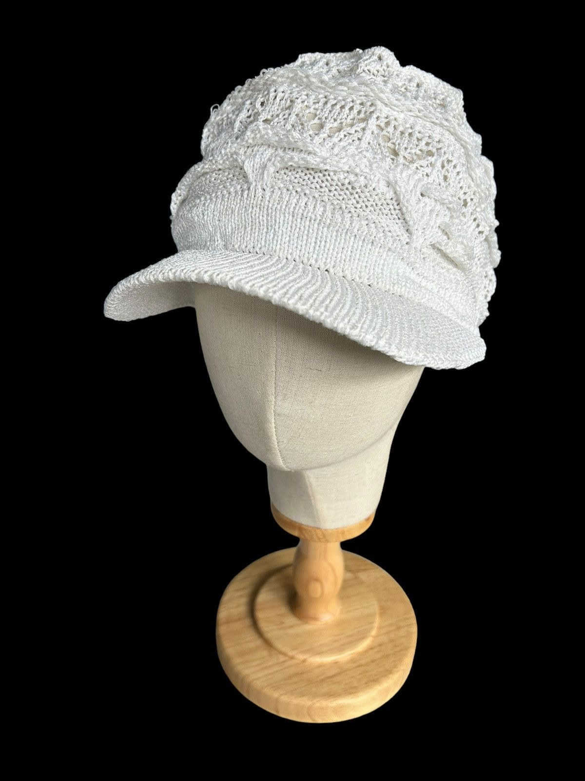 Japanese Brand Handmade Crochet Knitted Hats Size ONE SIZE - 5 Thumbnail