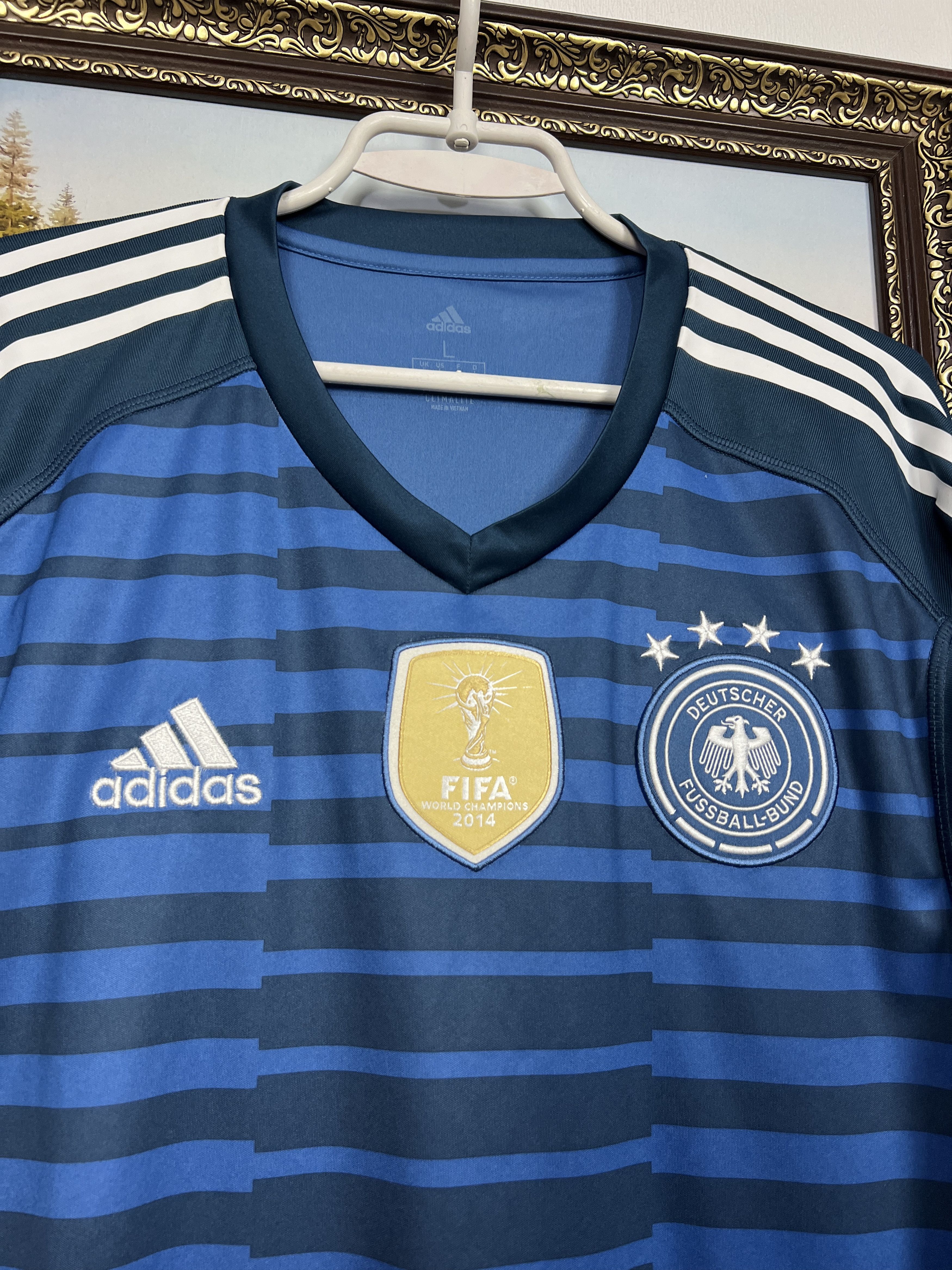 Adidas Germany Goalkeeper football shirt 2018 Soccer Jersey Trikot Size US L / EU 52-54 / 3 - 3 Thumbnail