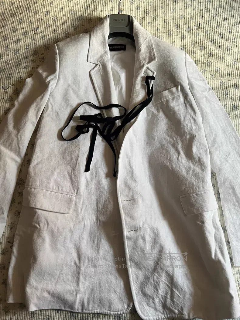 Ann Demeulemeester Ann Demeulemeester 22SS white jacket Size XS / US 0-2 / IT 36-38 - 1 Thumbnail