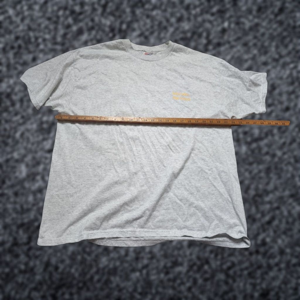 Hanes Vintage 90s Mens XL T Shirt Class of 1999 Auburndale High School FL Distressed Graphic Print T Shirt Hanes Shirt Mens XS-XL? Size US XL / EU 56 / 4 - 1 Thumbnail