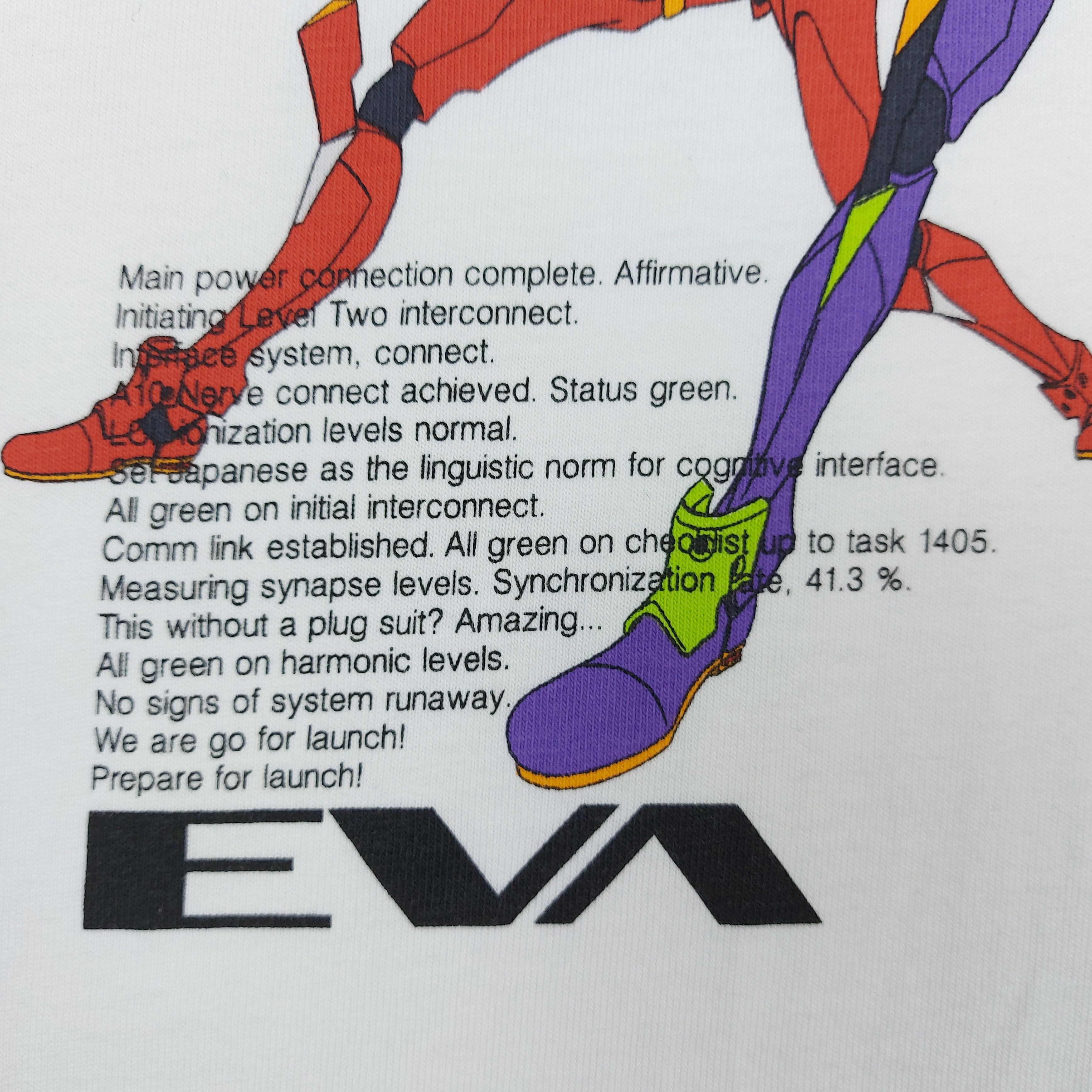 Anime Uniqlo UT Evangelion EVA Anime JP Neon Genesis TEE Size US L / EU 52-54 / 3 - 3 Thumbnail