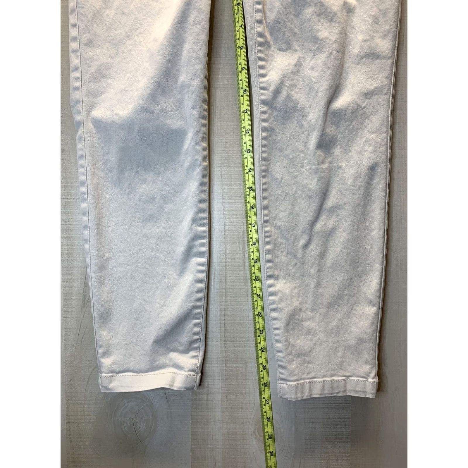 Express Express Women’s 6R Khaki Flat Front Work Pants Shirt? Size 28" / US 6 / IT 42 - 2 Thumbnail
