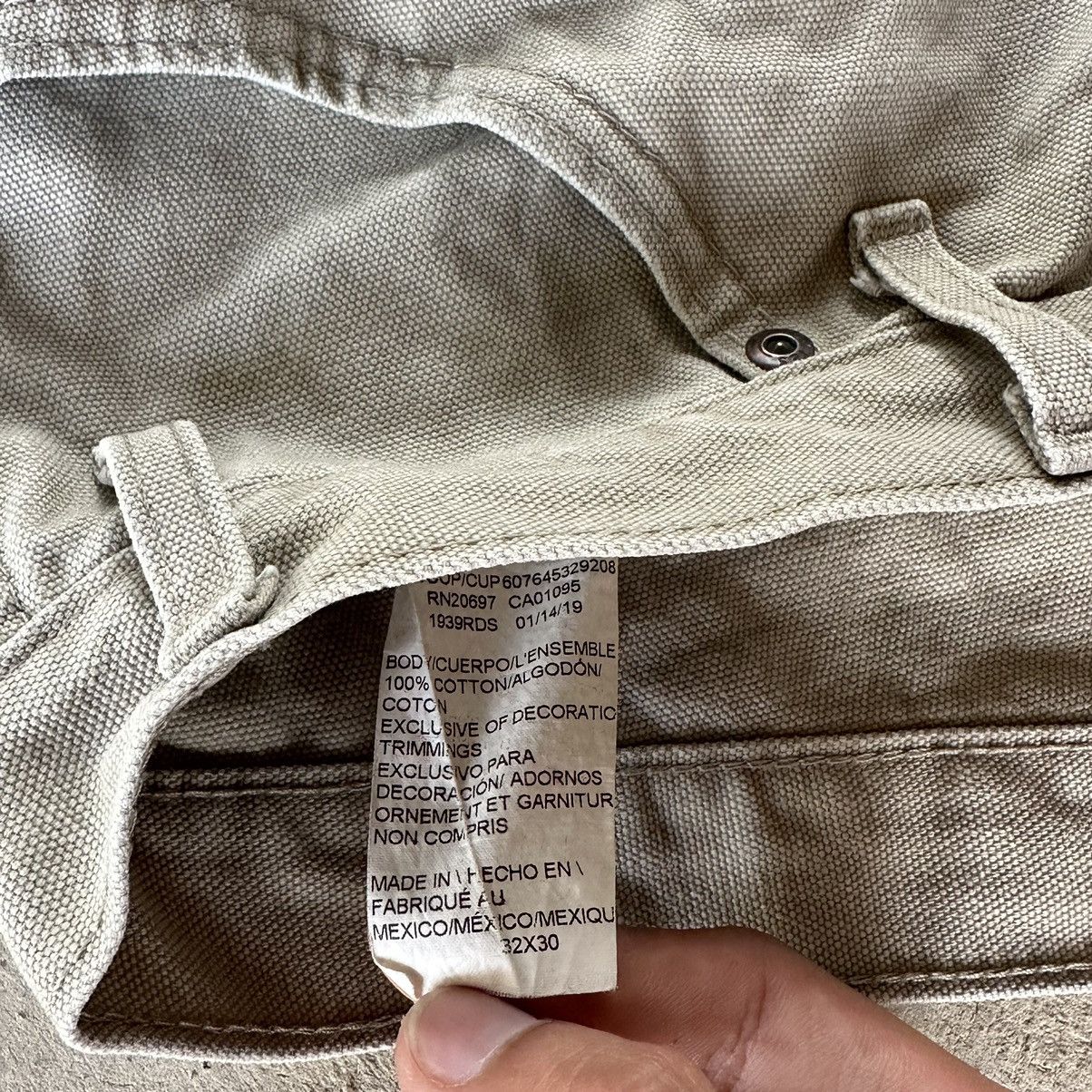 Carhartt × Dickies (32x30) Crazy Vintage Faded Tan/Grey Dickies Carpenter Pants Size US 32 / EU 48 - 5 Thumbnail