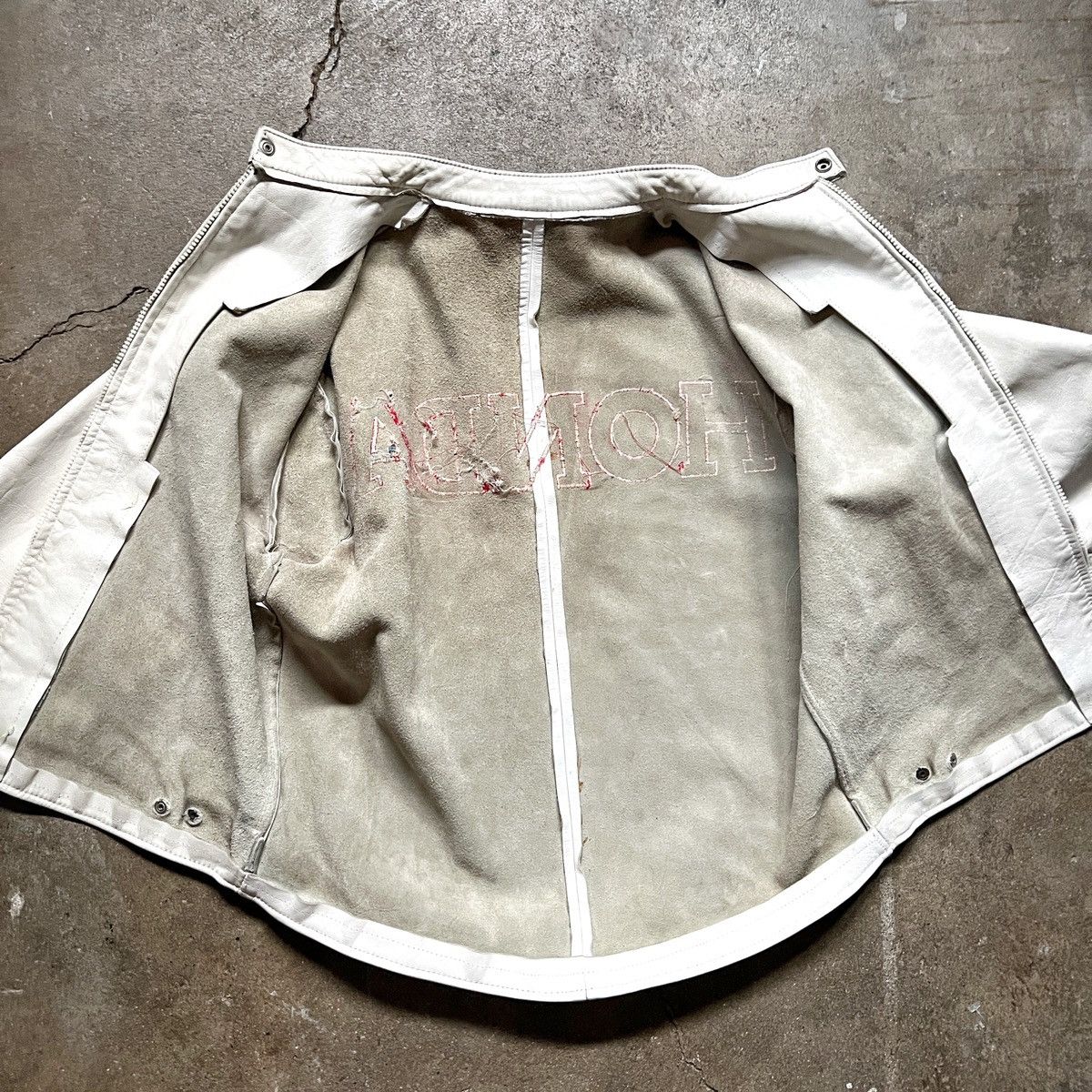Vintage 1980’s Honda CBR Café Leather Jacket Size US L / EU 52-54 / 3 - 7 Thumbnail