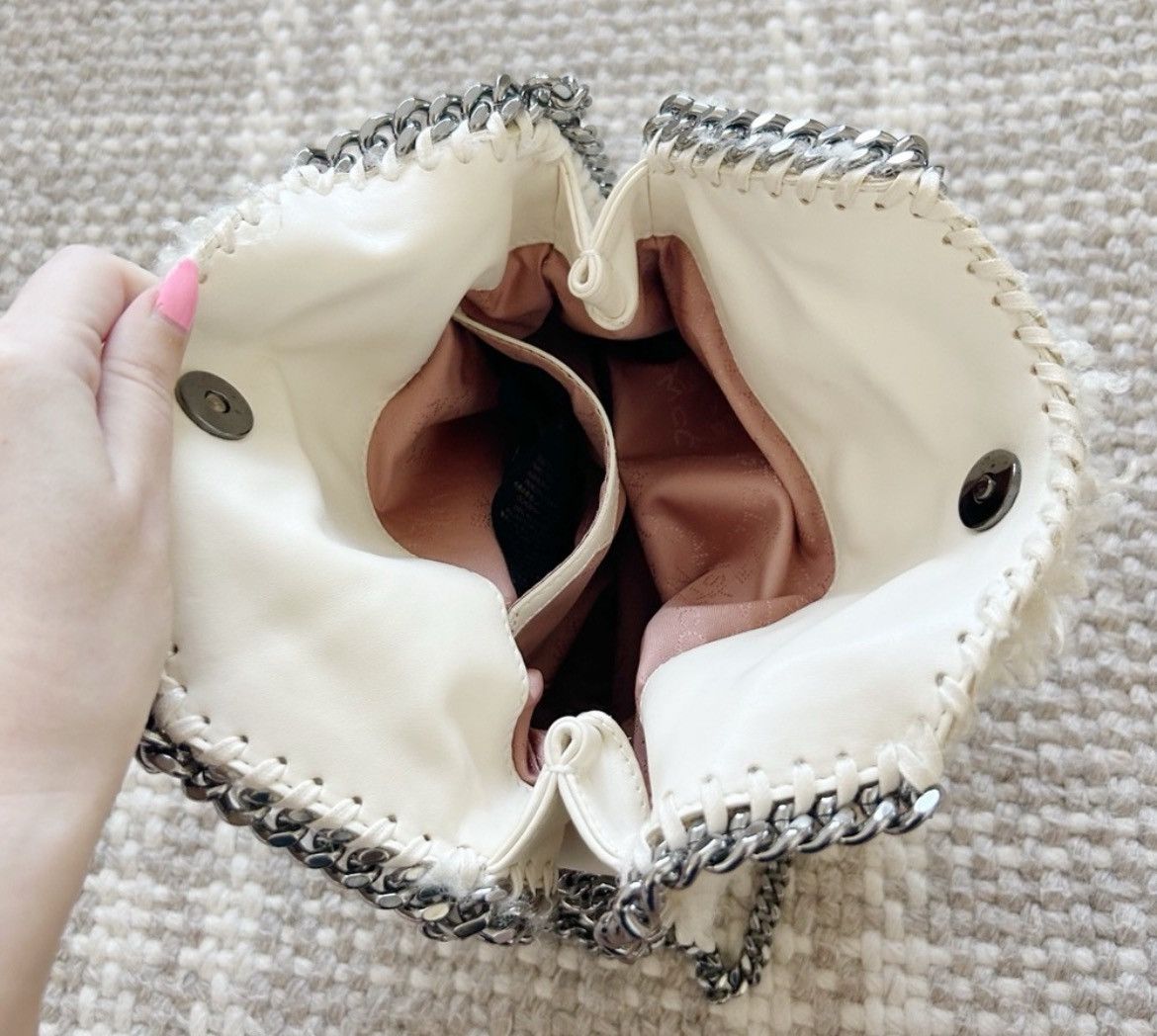 Stella McCartney Stella McCartney Mini Falabella Shearling Sherpa Bag Size ONE SIZE - 7 Thumbnail
