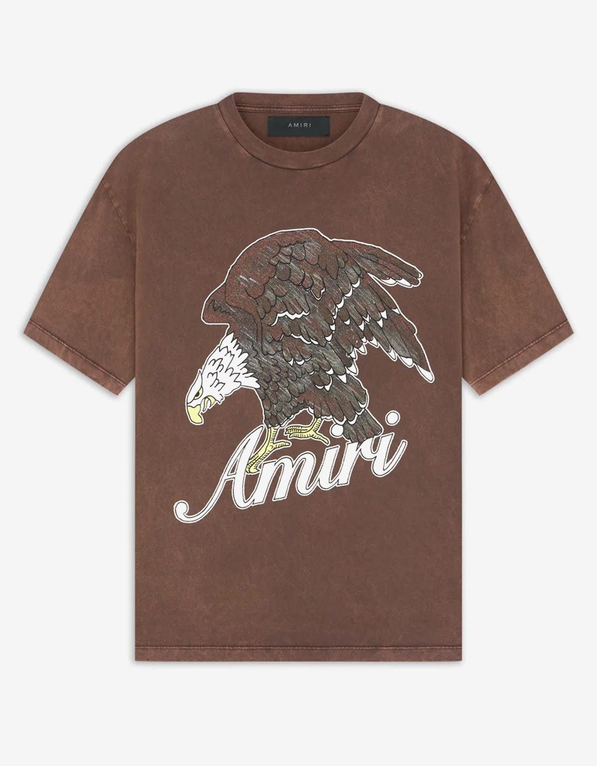 image of Amiri Brown Eagle T-Shirt, Men's (Size Medium)