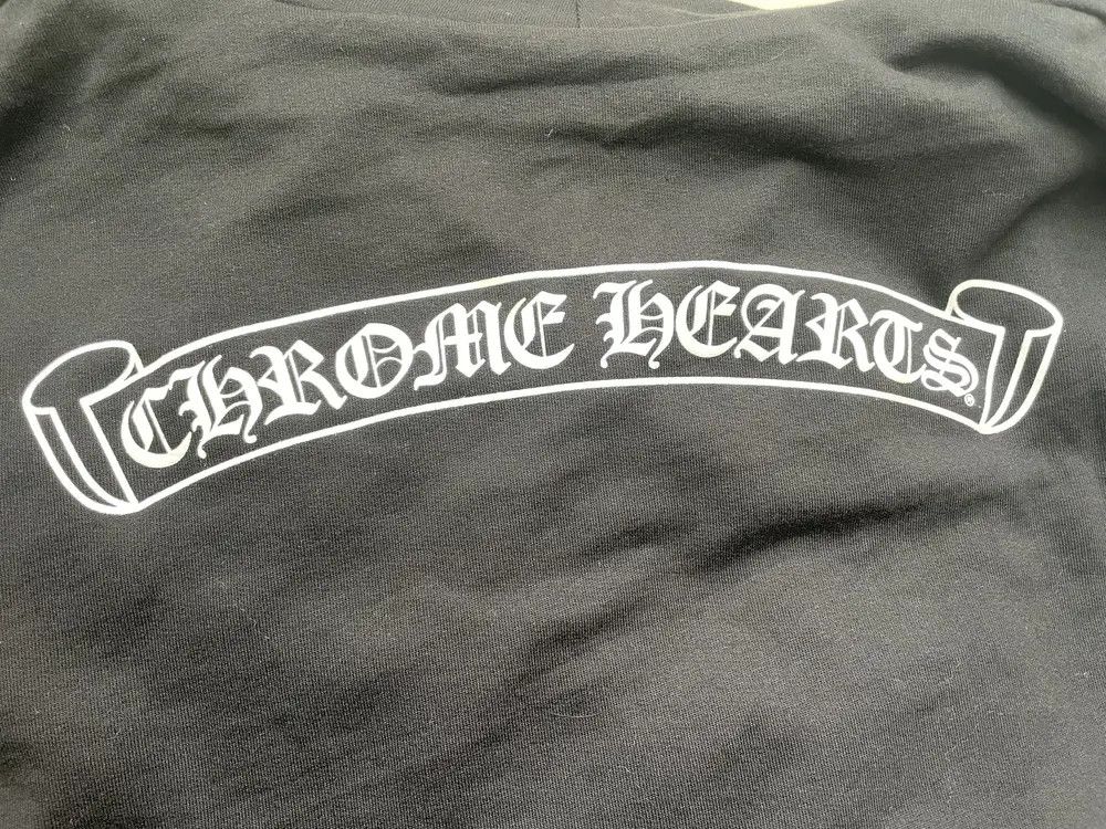 Chrome Hearts Chrome Hearts Multi-Color Cross Logo Black Zip Up Hoodie Size US L / EU 52-54 / 3 - 3 Thumbnail