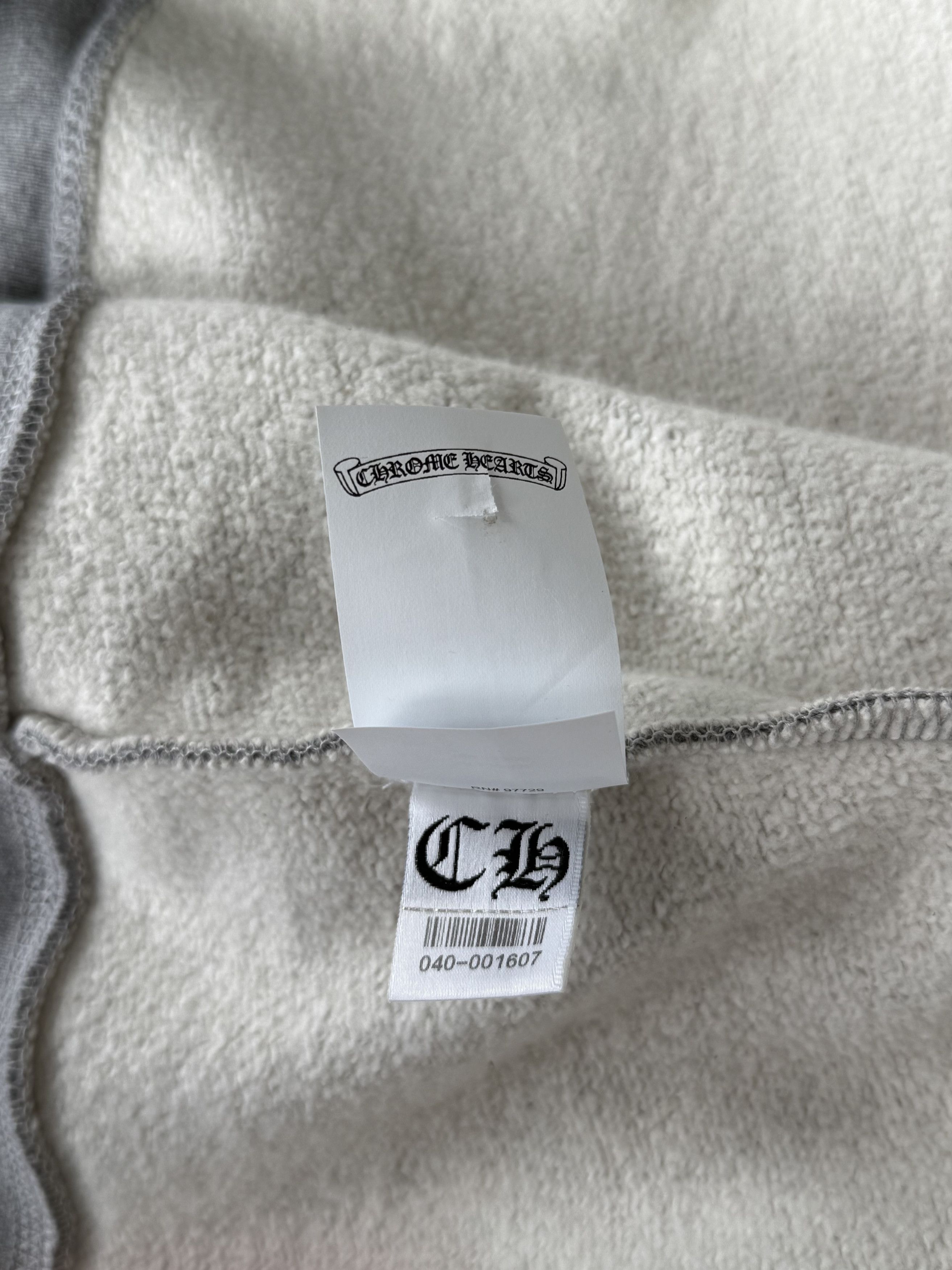 Chrome Hearts Grey & Black Triple Cross Patch Paper Jam Hoodie Size US XXL / EU 58 / 5 - 7 Thumbnail