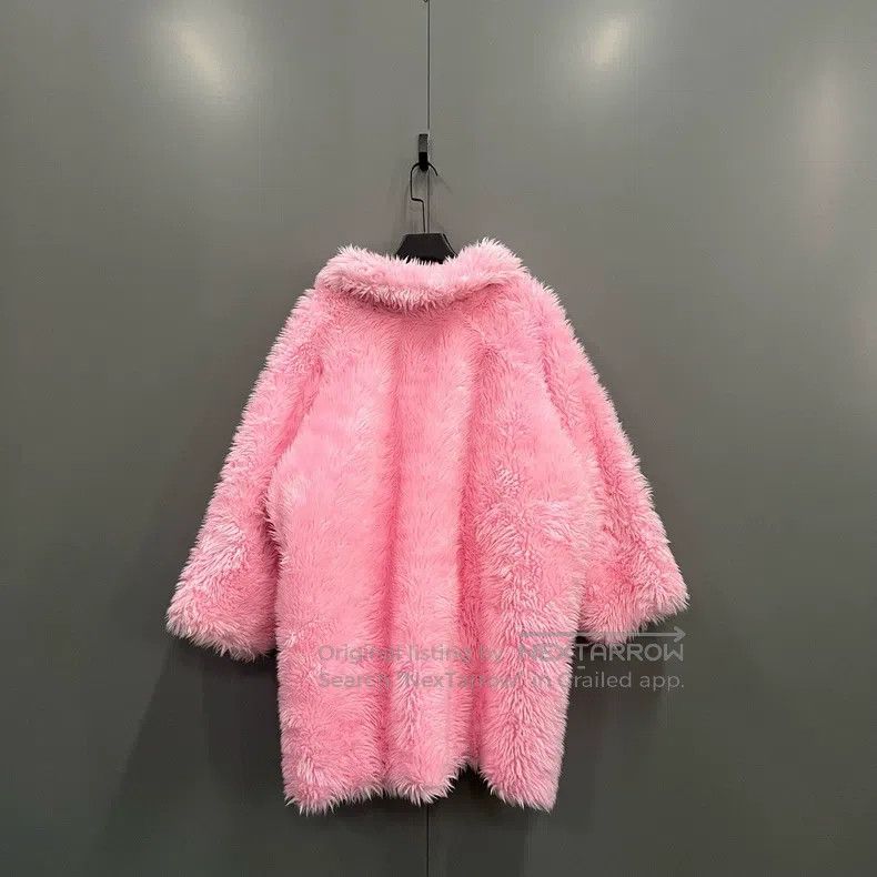 Balenciaga Balenciaga size 34 Pink Teddy Coat Size S / US 4 / IT 40 - 3 Thumbnail
