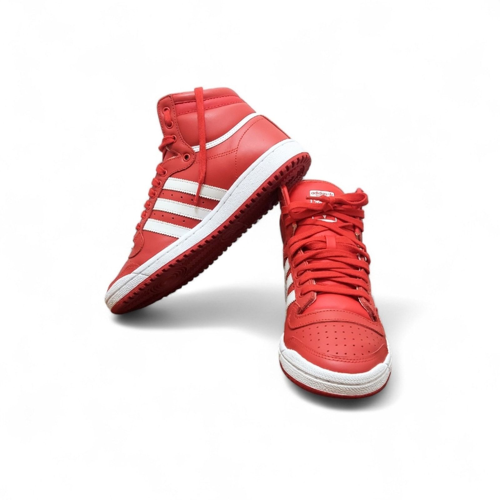 Adidas Adidas Top Ten Red/White Basketball Sneakers Men's Sz 8 Size US 8 / EU 41 - 3 Thumbnail
