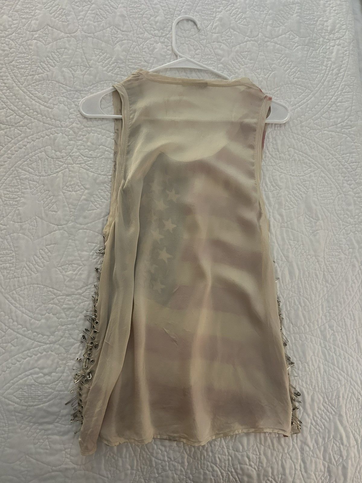 Balmain Balmain SS11 Christophe Decarnin American Flag Shirt Size S / US 4 / IT 40 - 6 Thumbnail