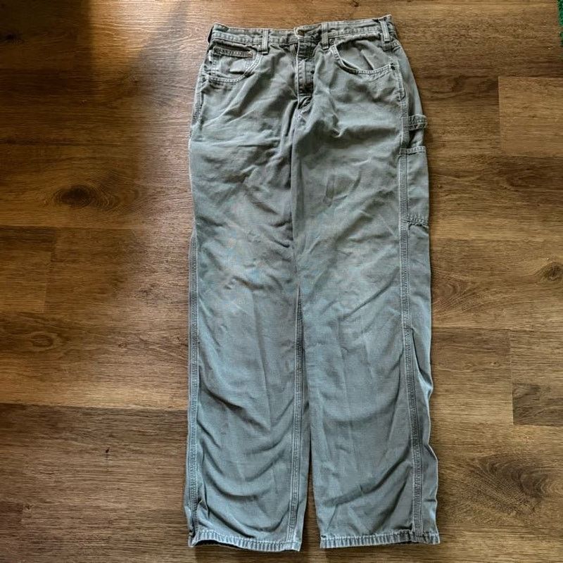 Carhartt Loose Fit Grey Carhartt Carpenter Pants Size US 32 / EU 48 - 1 Thumbnail