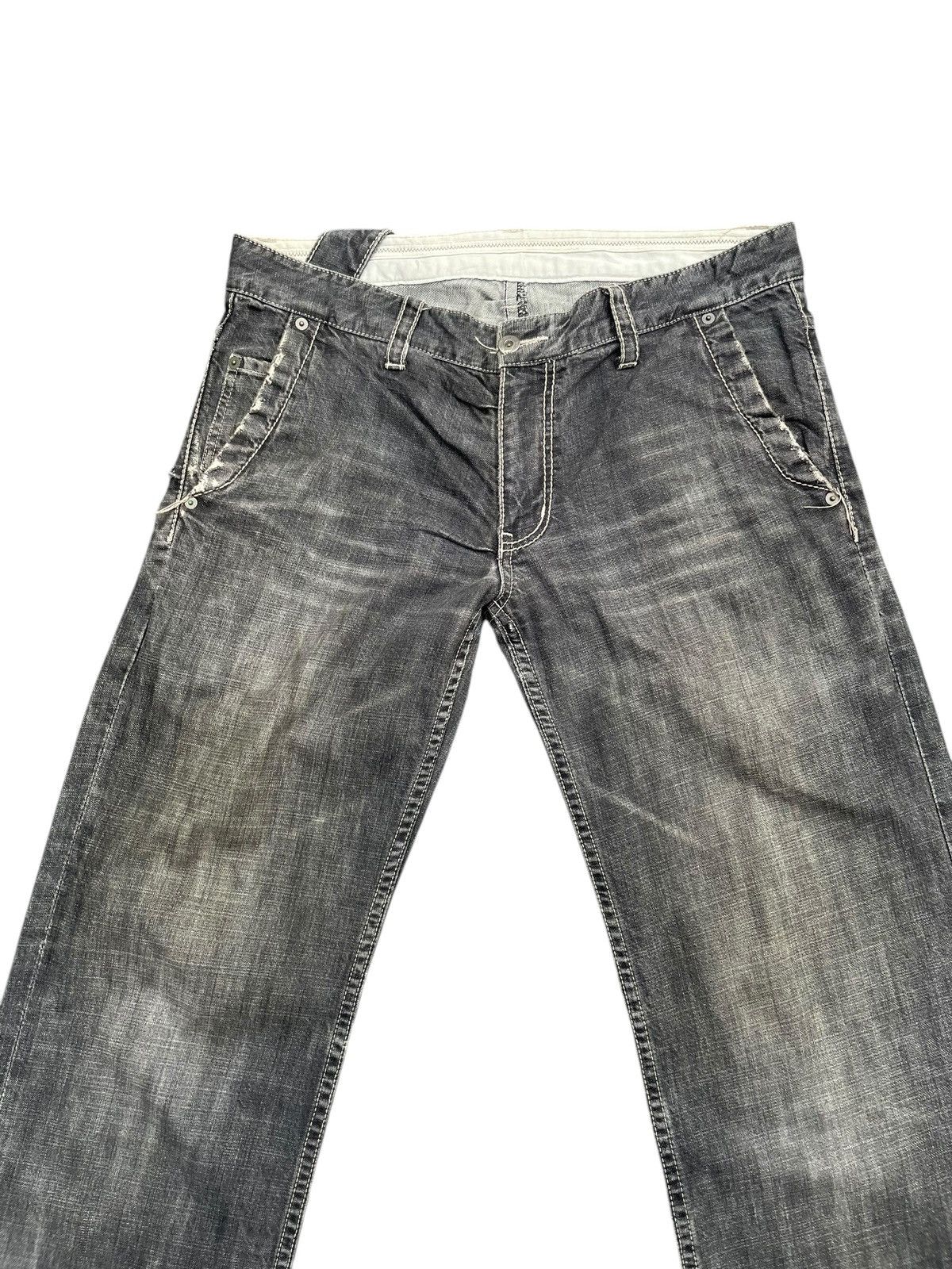 Yohji Yamamoto Against All Risk Distresed Jeans Size US 35 - 5 Thumbnail