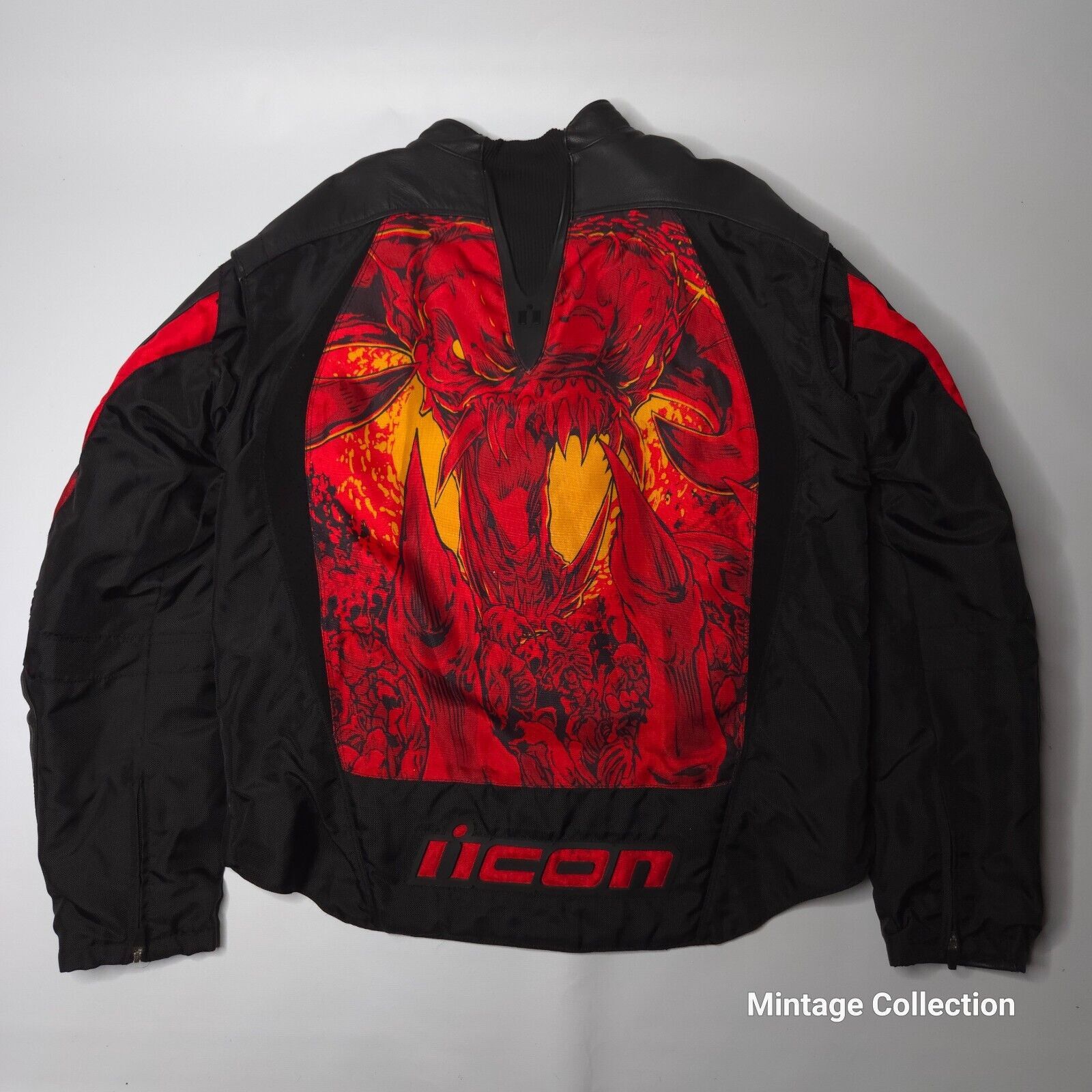 Other ICON ARC SEVENTH 7TH SEAL BLACK RED DRAGON LIMITED JACKET L Size US L / EU 52-54 / 3 - 12 Thumbnail