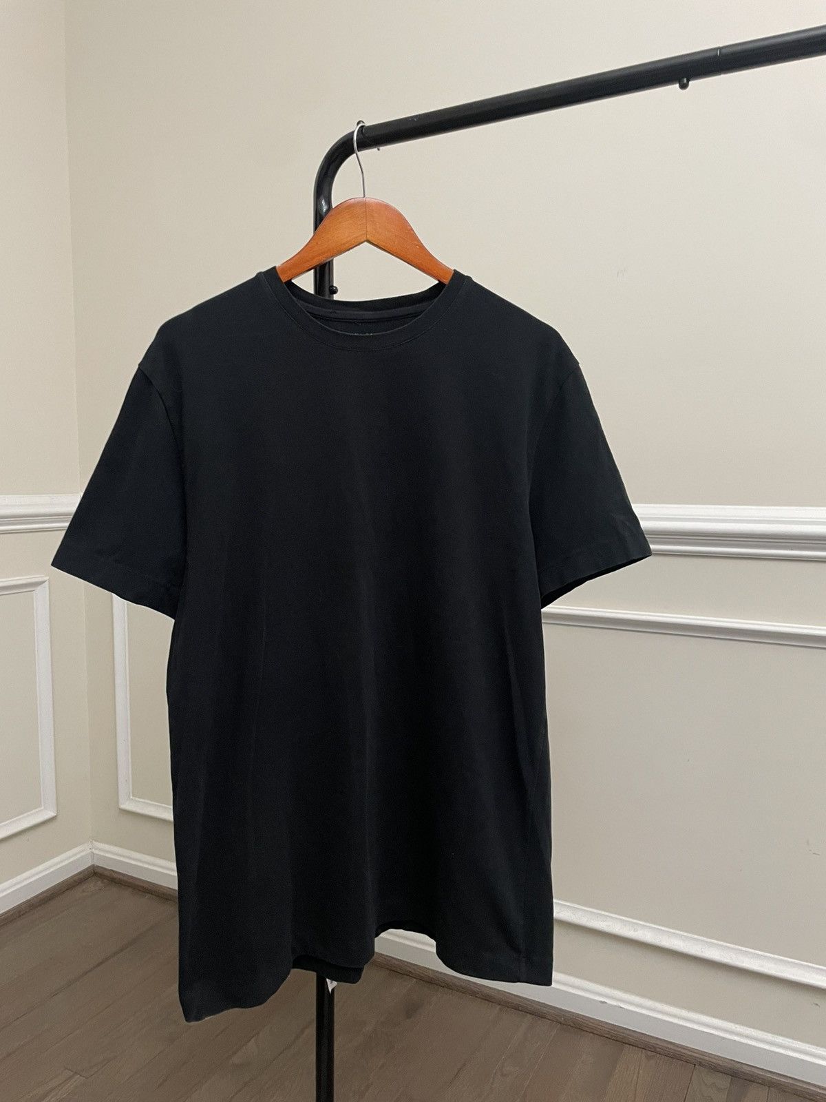 Vintage Vintage Black Blank Tee Shirt Unsoundrags Hanes Size US L / EU 52-54 / 3 - 2 Thumbnail