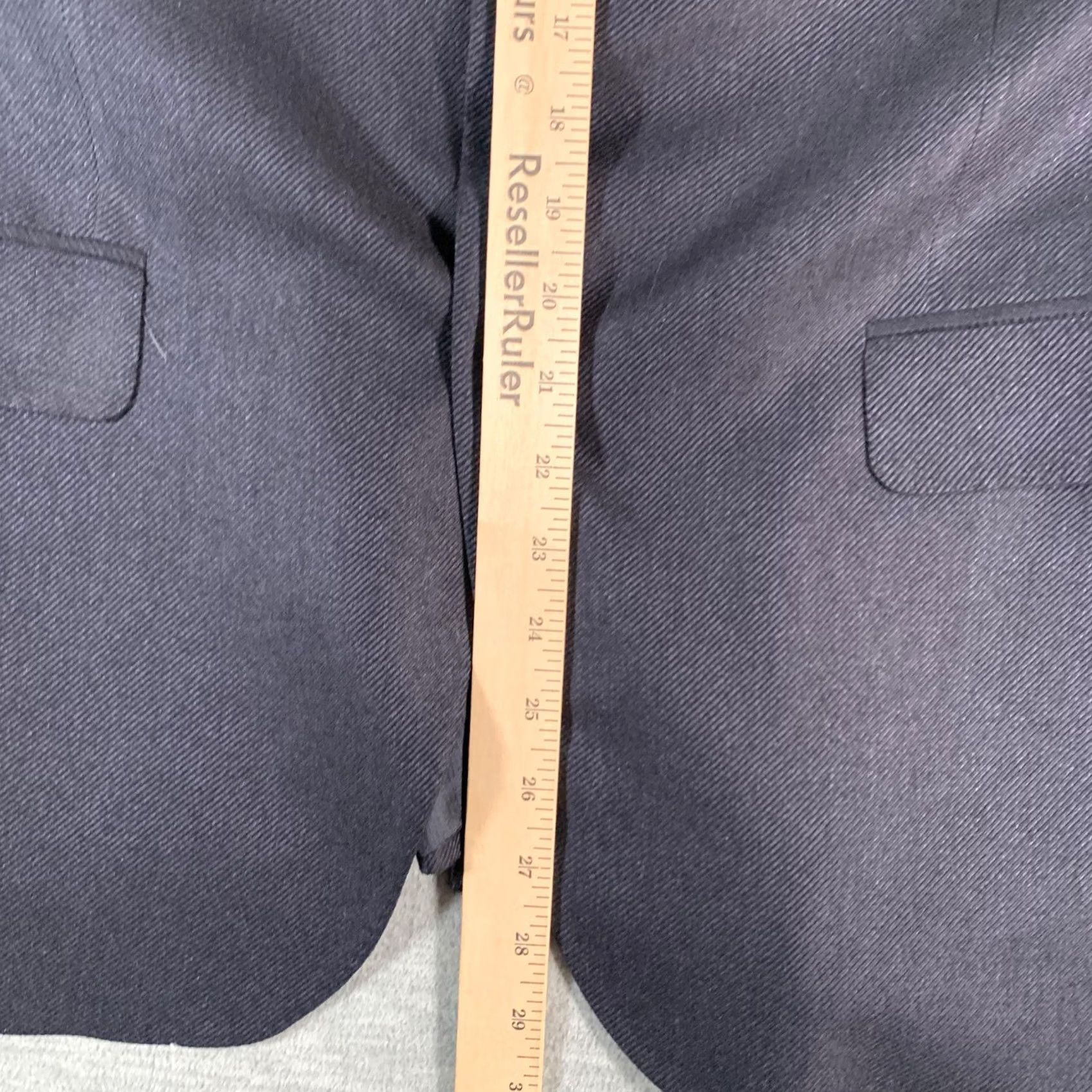 Vintage Lanza Collezione Blazer Mens 42R Navy Blue Loro Piana Wool Silk Made Canada Size 42R - 7 Thumbnail