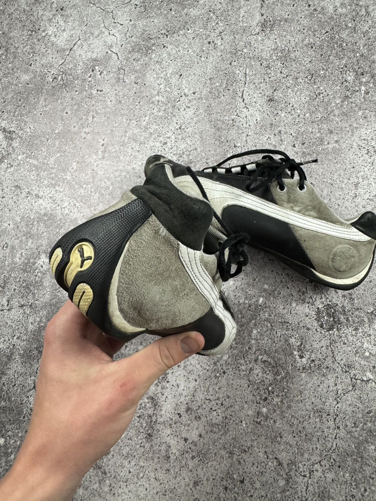 Puma Vintage Puma Y2K opium Blokecore suede sneakers Trashed Size US 10 / EU 43 - 4 Thumbnail