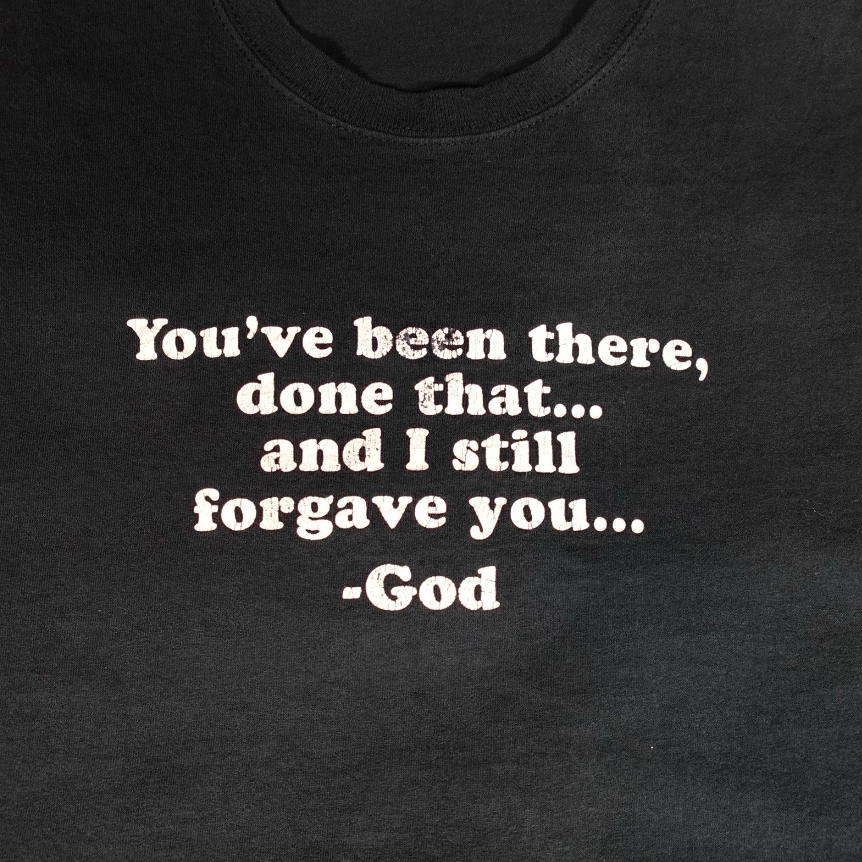 Gildan VINTAGE Gildan T Shirt Mens XL Black You’ve Been There Done That God Graphic Print Retro 2000-2009 READ Size US XL / EU 56 / 4 - 2 Thumbnail