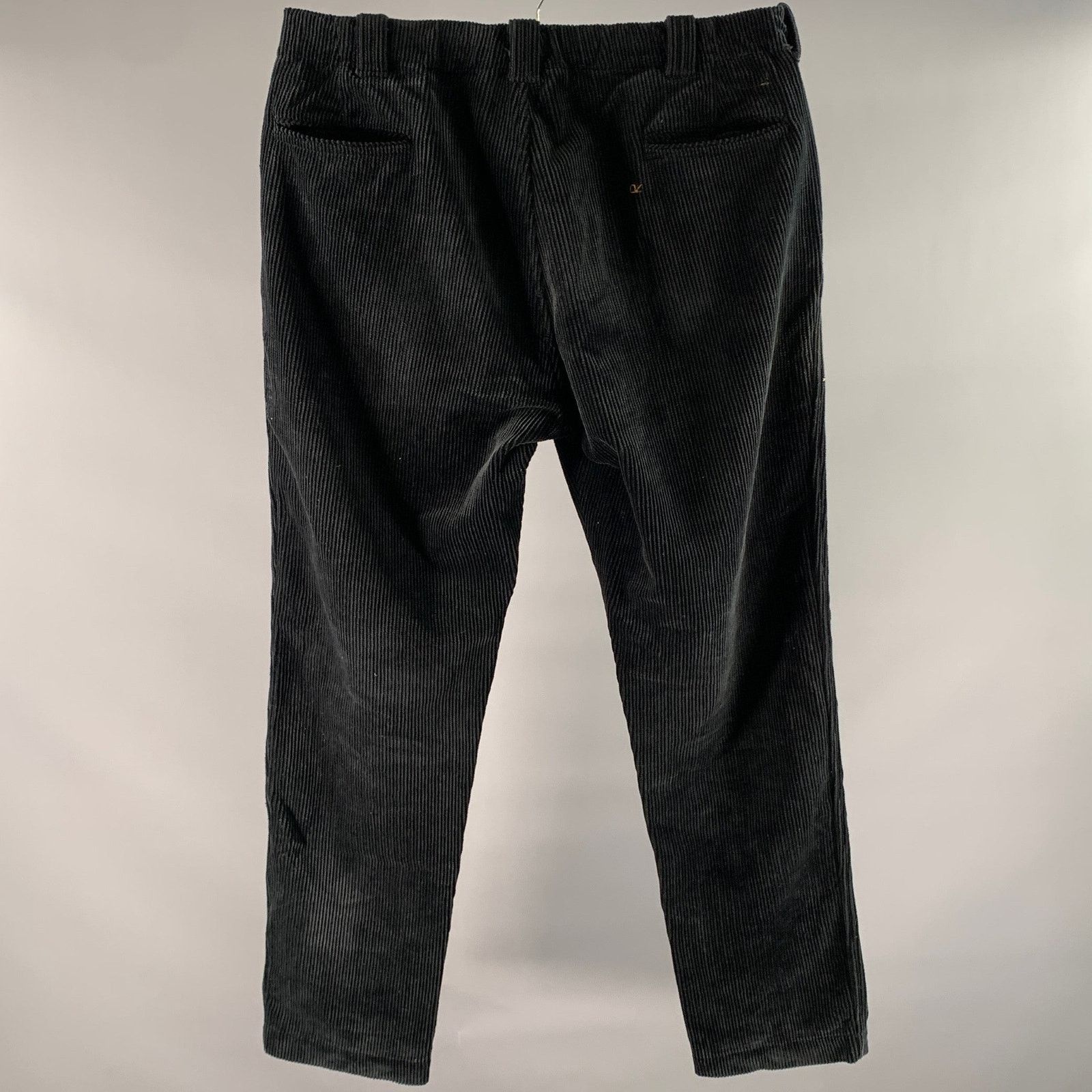 45rpm 45rpm Size L Navy Corduroy Cotton Pants Size US 34 / EU 50 - 3 Thumbnail