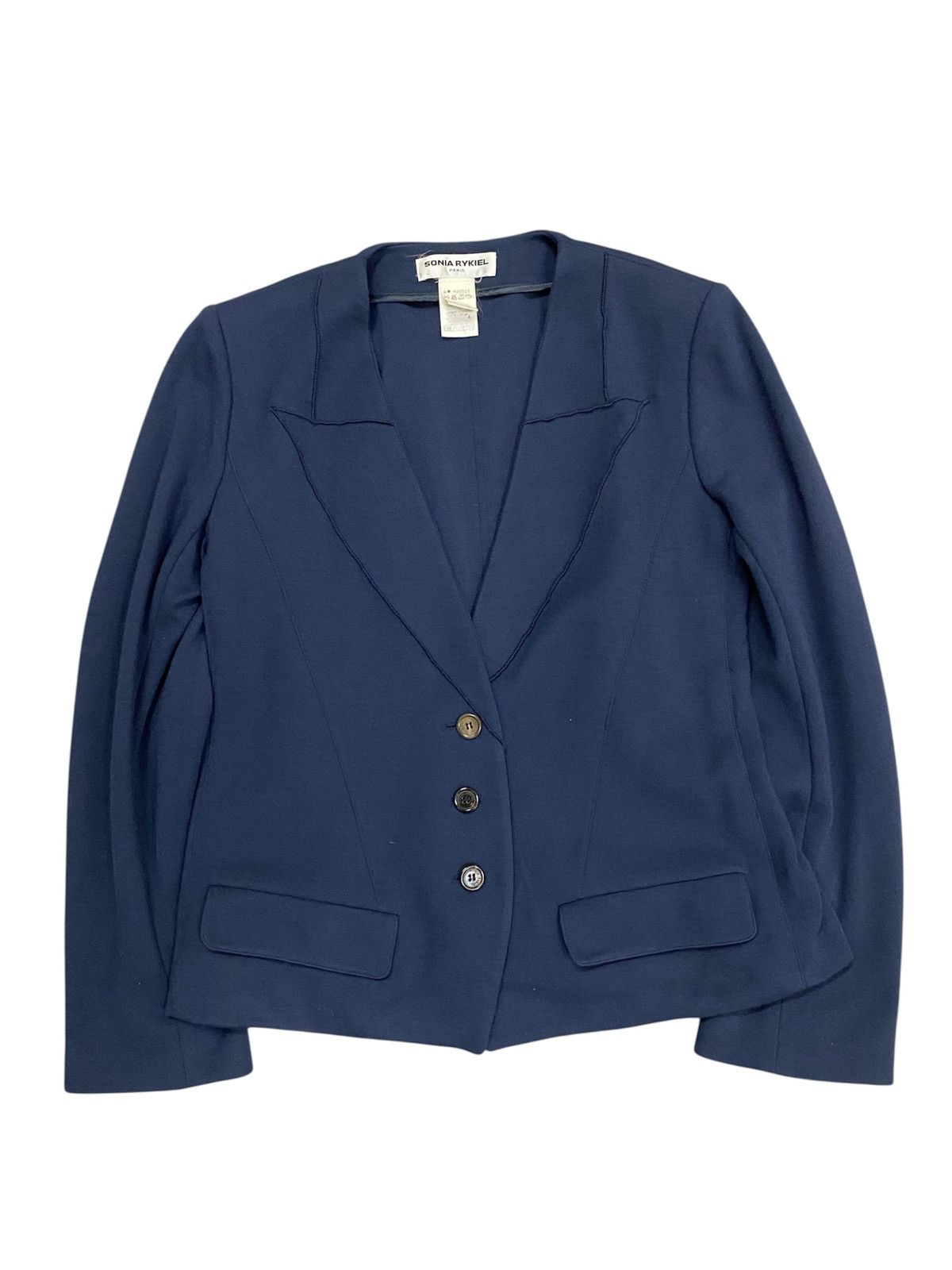 Sonia Rykiel Sonia Rykiel Jacket Blazer Wool Laine Size S / US 4 / IT 40 - 1 Thumbnail