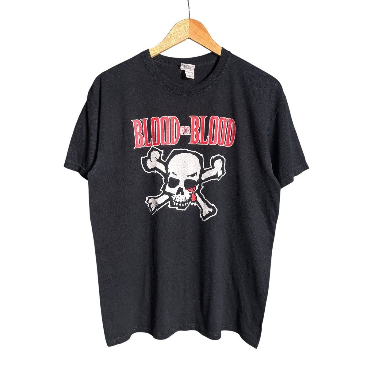 Band Tees Vintage 00s Blood For Blood Hardcore Punk Band Tee / Skull Size US L / EU 52-54 / 3 - 1 Thumbnail