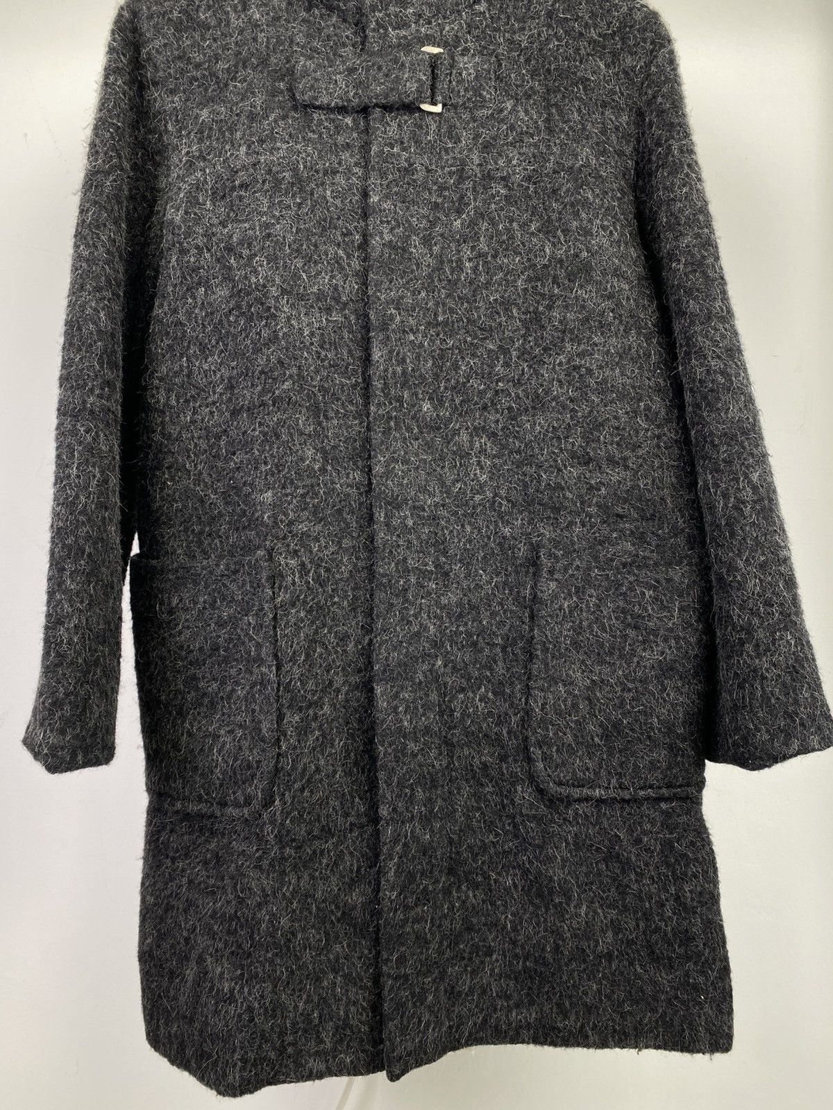 Japanese Brand 2000’s PPFM Mohair Hooded Long Jacket Size US M / EU 48-50 / 2 - 4 Thumbnail