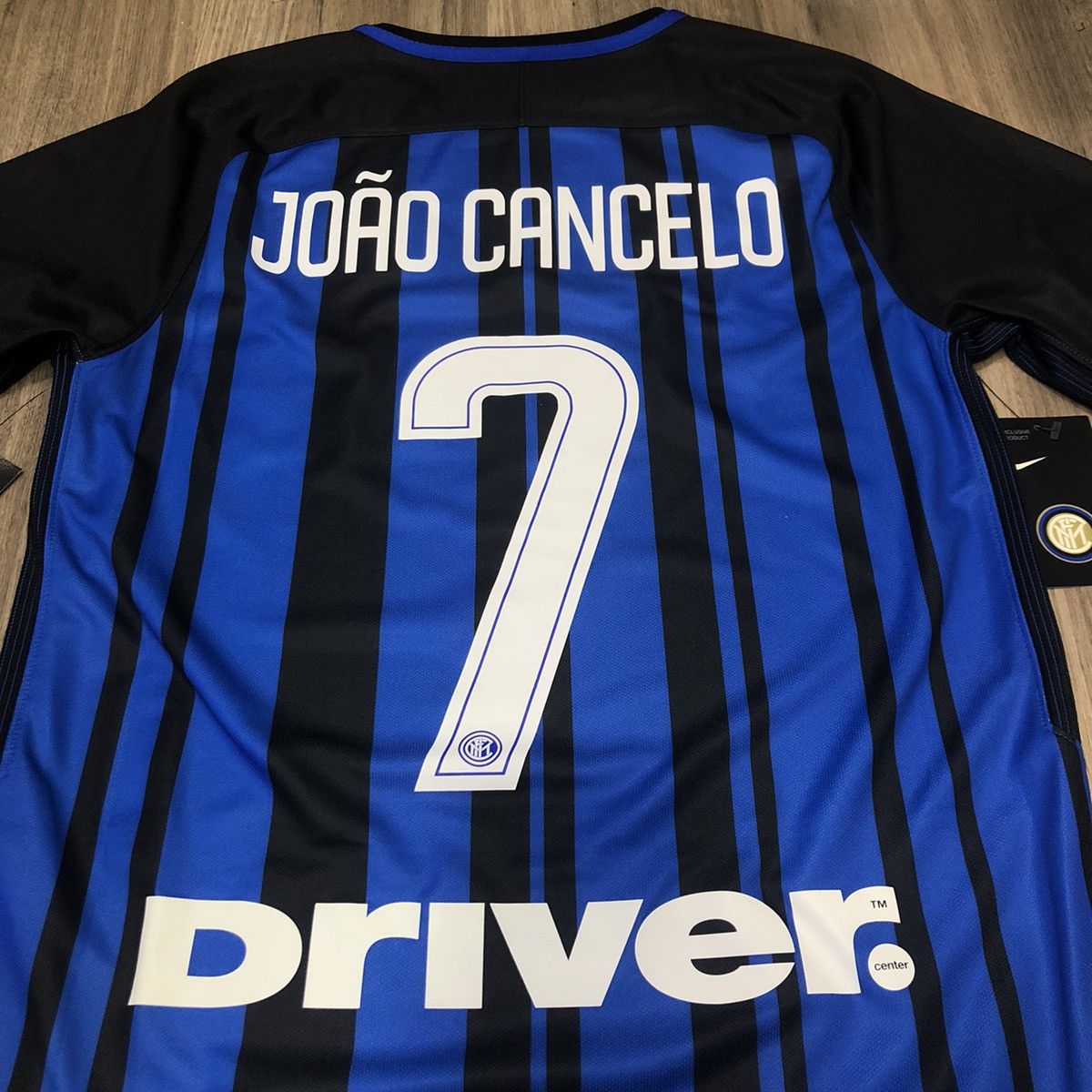 Nike Inter Milan 17/18 home shirt #7 Joao cancelo (Bnwt) Size US S / EU 44-46 / 1 - 4 Thumbnail