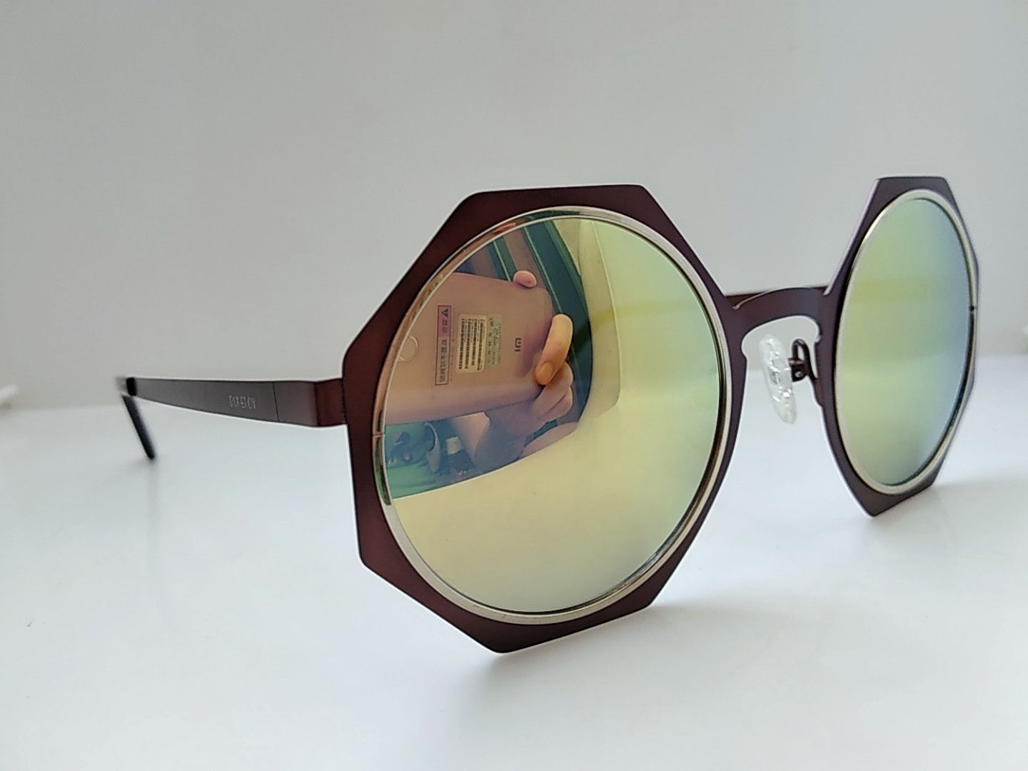 Other Dukeroy Round Titanium Sunglasses Frame GATSBY ARISTOCRAT Size ONE SIZE - 3 Thumbnail