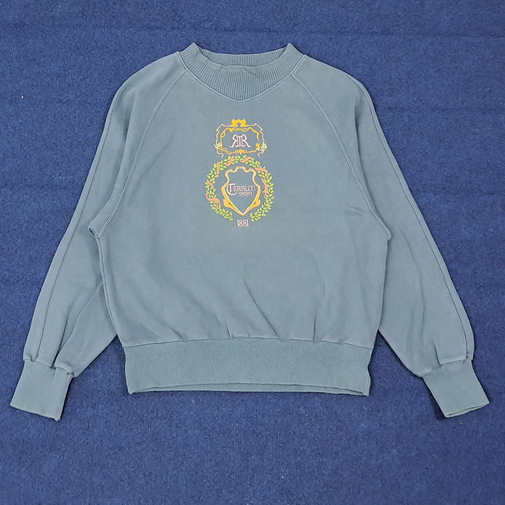 Cerruti 1881 Vintage Cerruti 1881 Sports Nino Cerruti Sweatshirt C269N7 Size S / US 4 / IT 40 - 1 Thumbnail