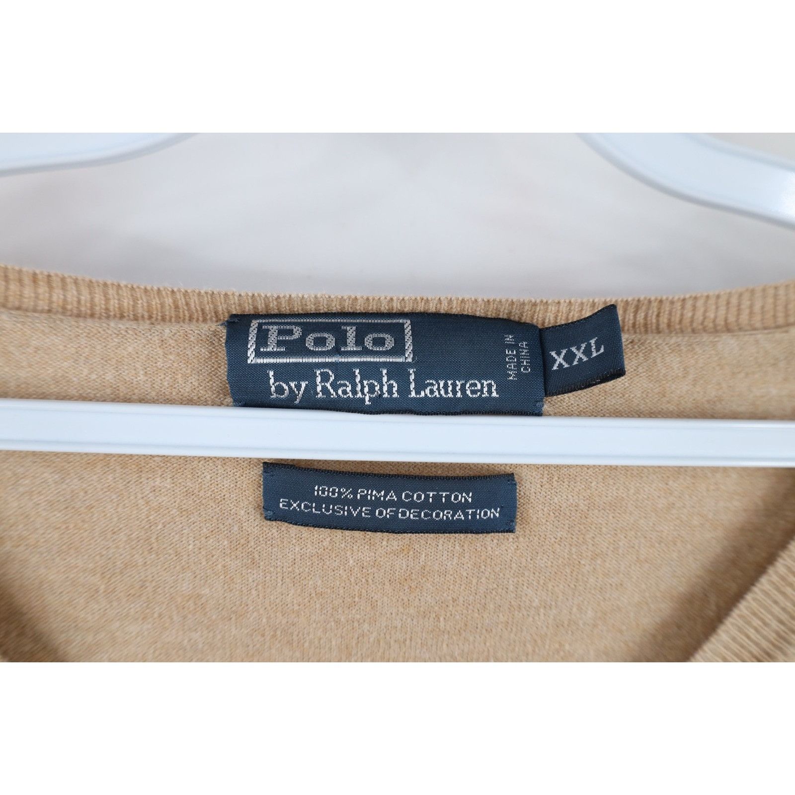 Polo Ralph Lauren Vintage Ralph Lauren Lightweight Pima Cotton Knit Sweater Size US XXL / EU 58 / 5 - 6 Thumbnail