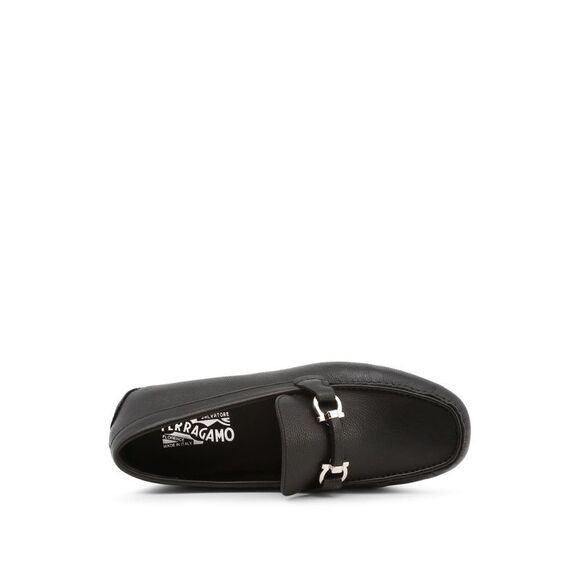 Salvatore Ferragamo o1s1rm0924 Salamanca 3 Leather Loafer in Black Size US 11.5 / EU 44-45 - 3 Thumbnail