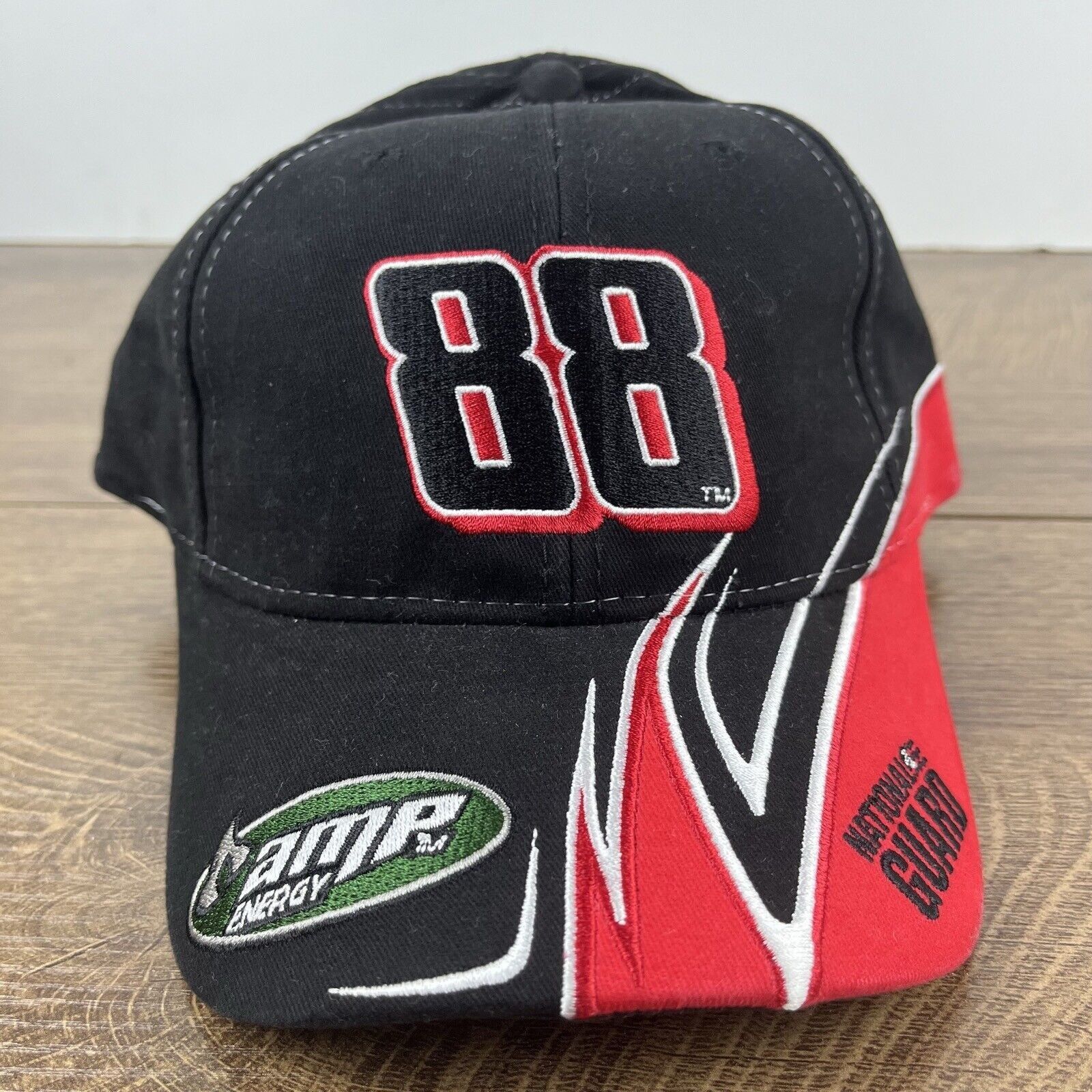 Other Dale Earnhardt JR 88 Hat NASCAR Hat Black Hat Adjustable Bla Size ONE SIZE - 3 Thumbnail