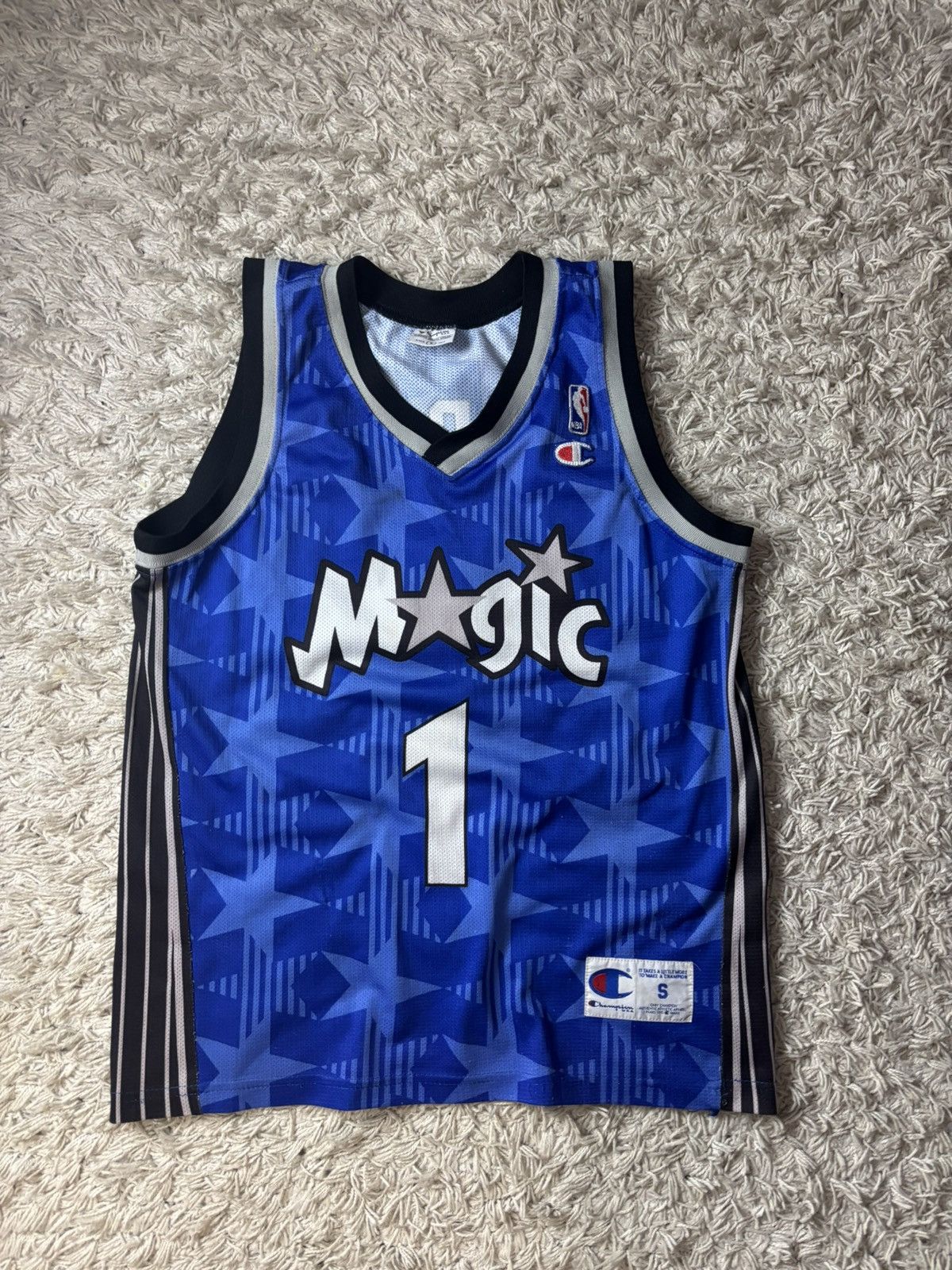 Champion × NBA × Vintage Vintage Orlando Magic Tracy Mcgrady Champion Jersey Size US S / EU 44-46 / 1 - 1 Thumbnail