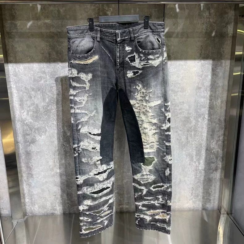 Givenchy Givenchy Boro 23 New Black Gray Denim Pants | Grailed