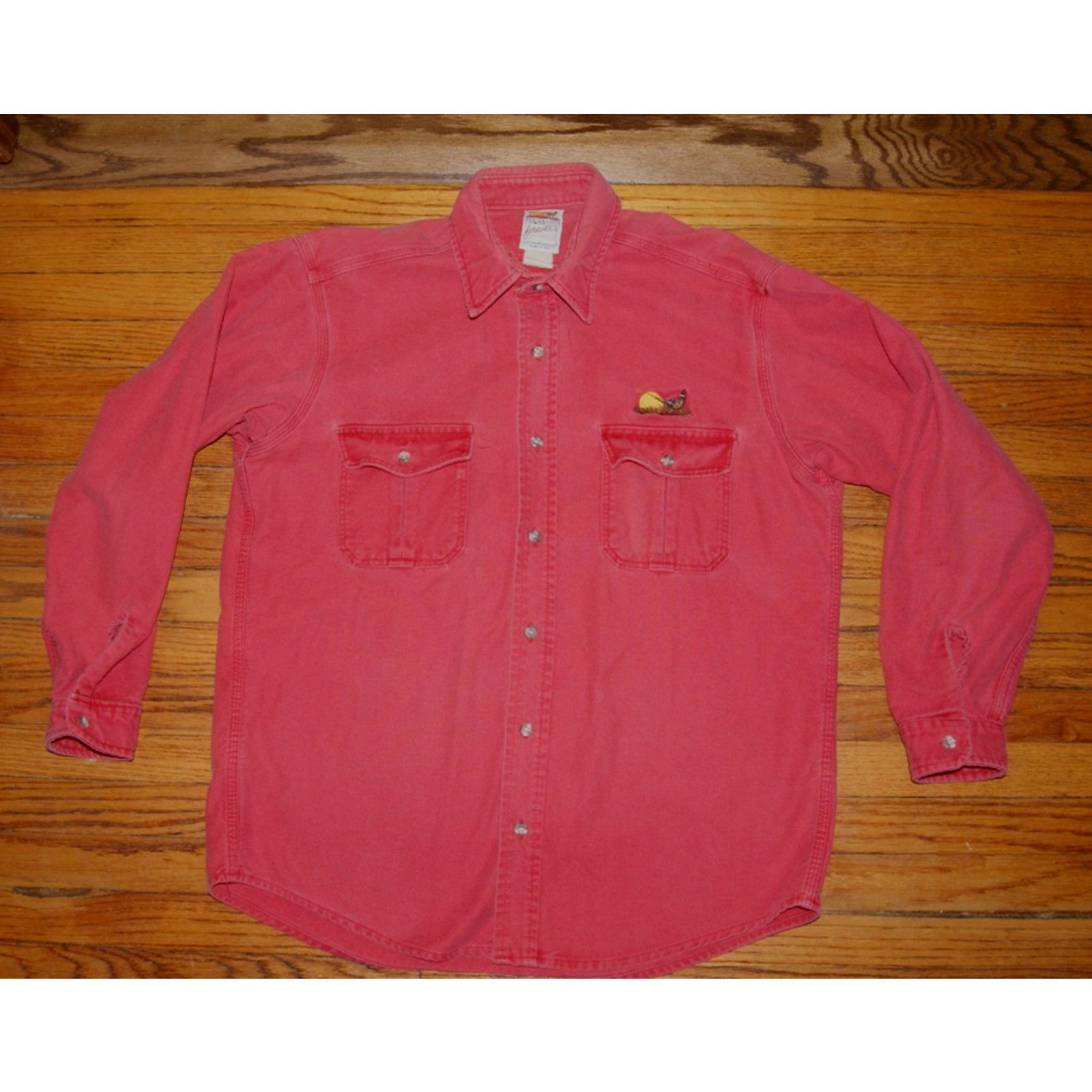 Vintage VTG Pheasants Forever Mens XL Long Sleeve Button Shirt USA Size US XL / EU 56 / 4 - 2 Thumbnail