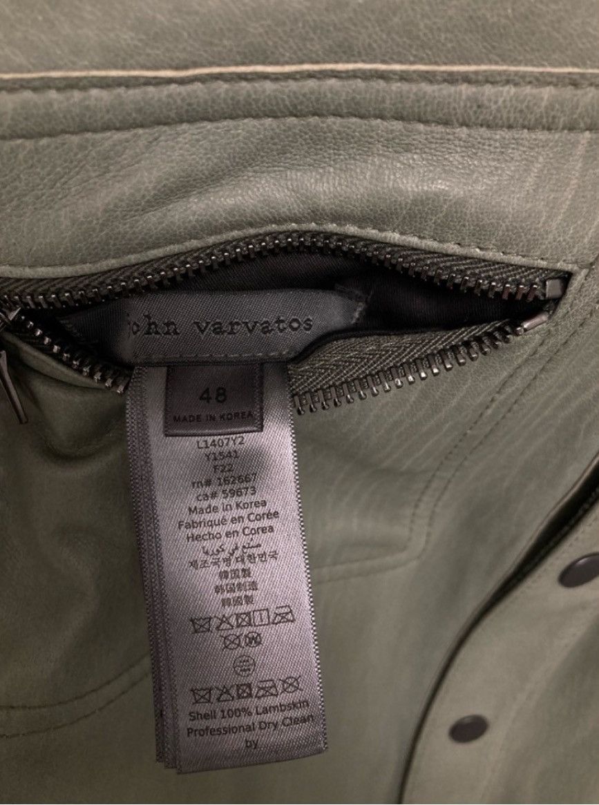 John Varvatos Blair reversible leather jacket Size EU 48 USA 38 Size US M / EU 48-50 / 2 - 7 Thumbnail