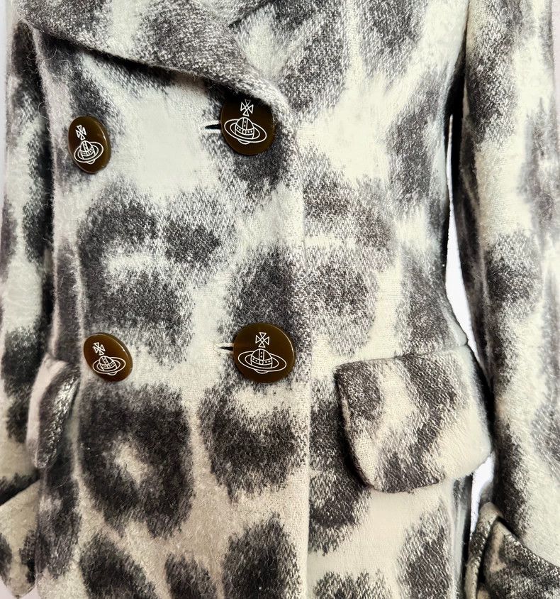 Vivienne Westwood Vivienne Westwood Love double heart leopard print wool jac Size S / US 4 / IT 40 - 5 Thumbnail