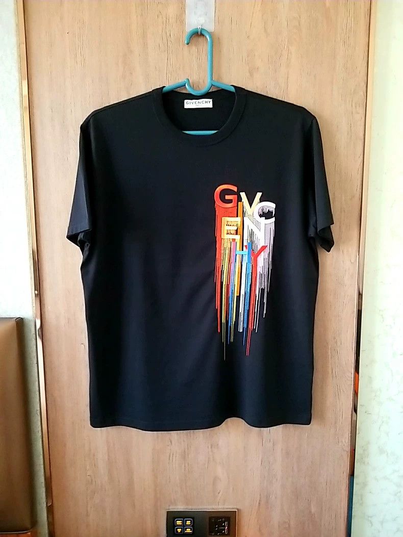 Givenchy Givenchy Embroidered Rainbow Fringe T-Shirt, Size M Size US M / EU 48-50 / 2 - 1 Thumbnail