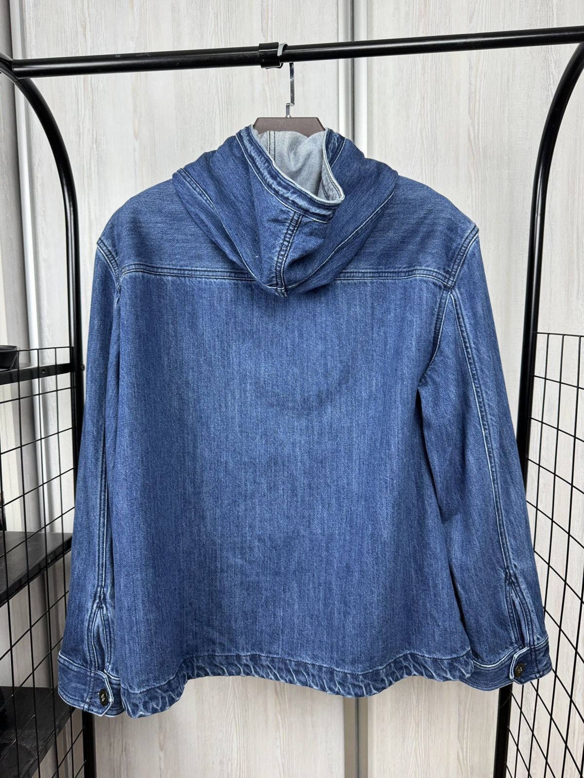 Marc by Marc Jacobs MARC BY MARC JACOBS 4-Pocket Denim Hooded Jacket 40s US Navy Size US M / EU 48-50 / 2 - 10 Thumbnail