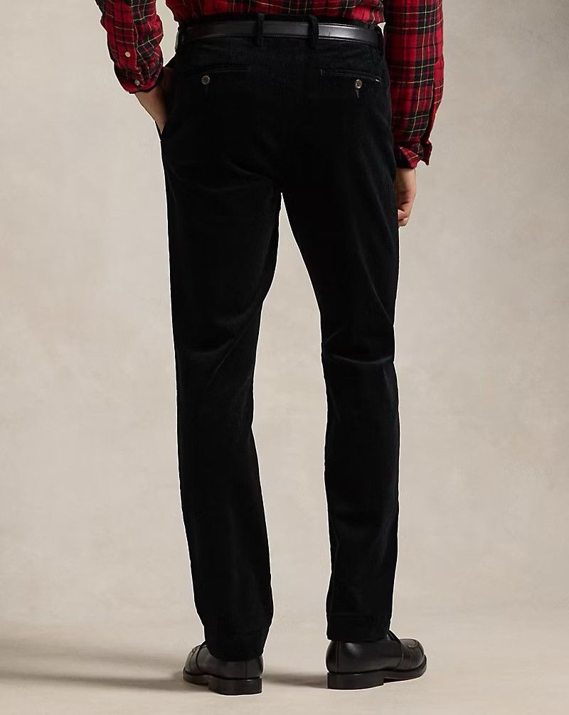 Polo Ralph Lauren Ralph Lauren Stretch Slim Fit Corduroy Trousers Black Pants Size US 32 / EU 48 - 3 Thumbnail