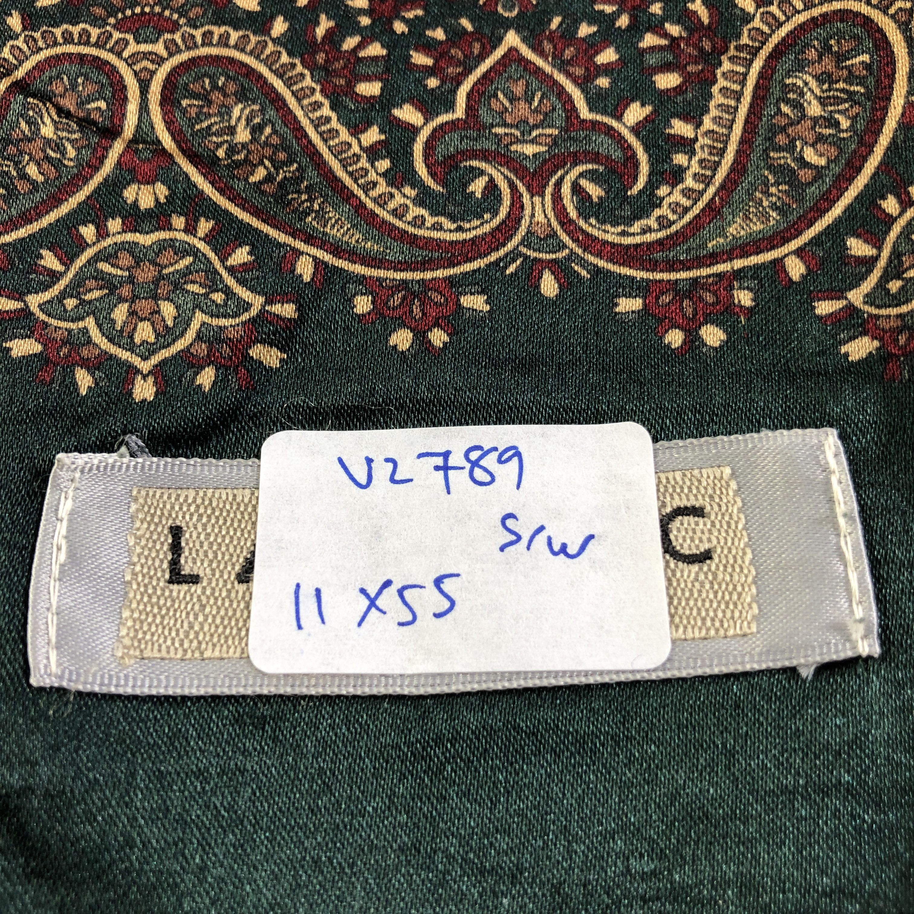Japanese Brand Lautrec Paisley Silk/Wool Scarf Muffler Neckwear V2789 Size ONE SIZE - 8 Thumbnail