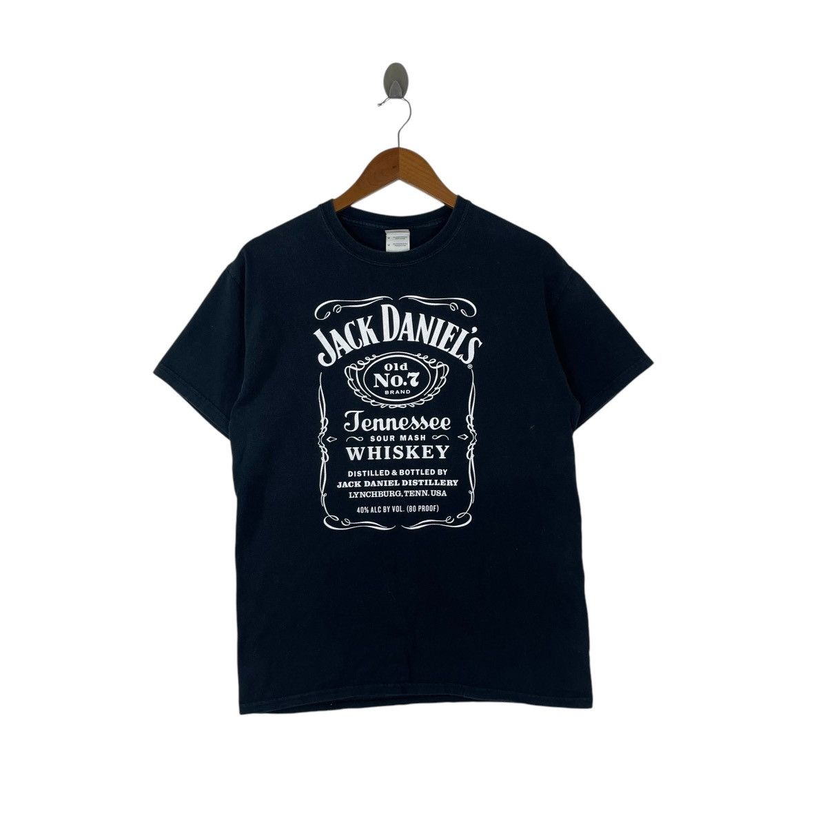 Vintage Vintage Jack Daniels Whiskey Tee Shirt Size US M / EU 48-50 / 2 - 1 Thumbnail
