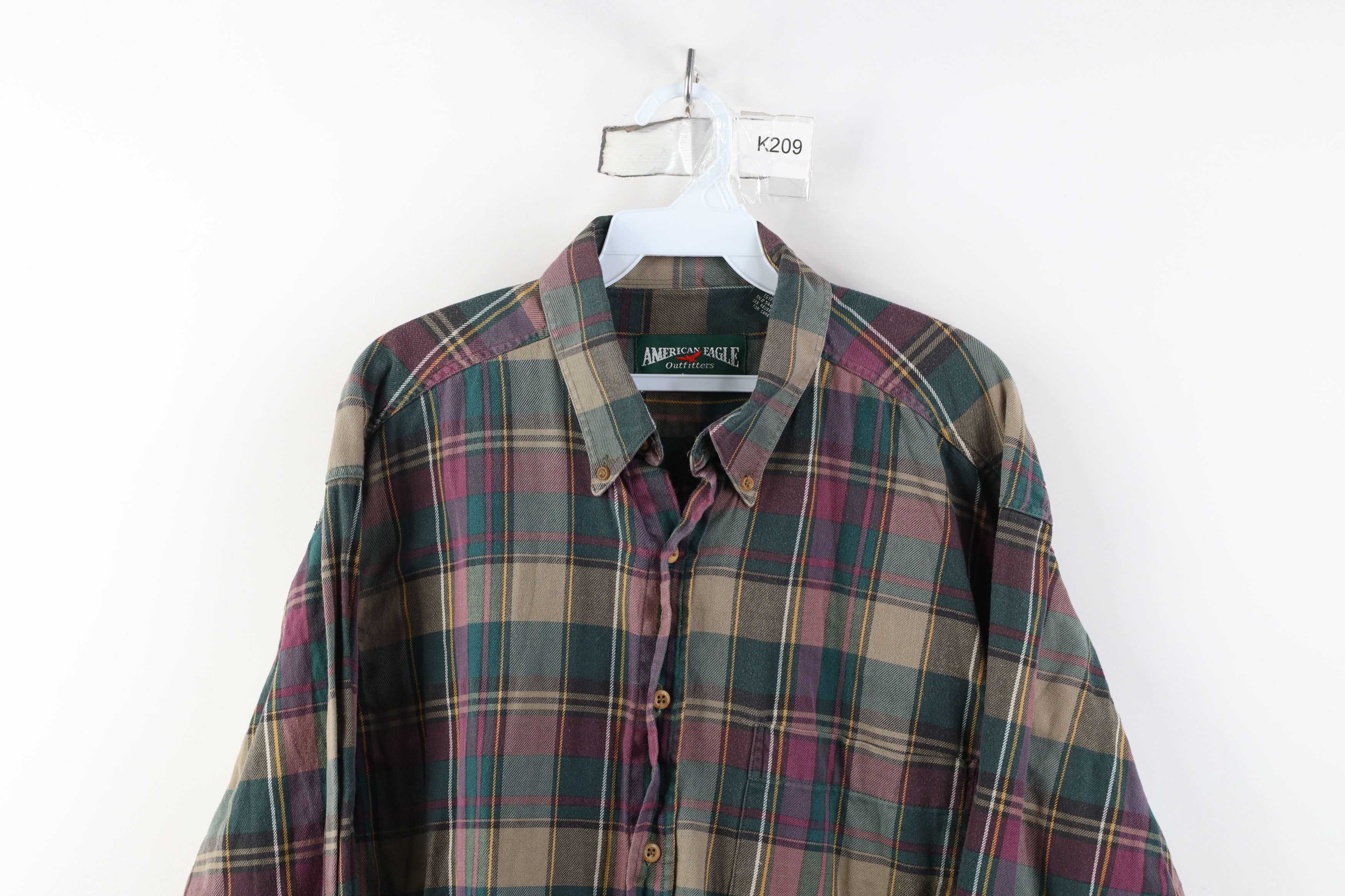 American Eagle Outfitters Vintage 90s American Eagle Outfitters Button Down Shirt Size US L / EU 52-54 / 3 - 2 Thumbnail