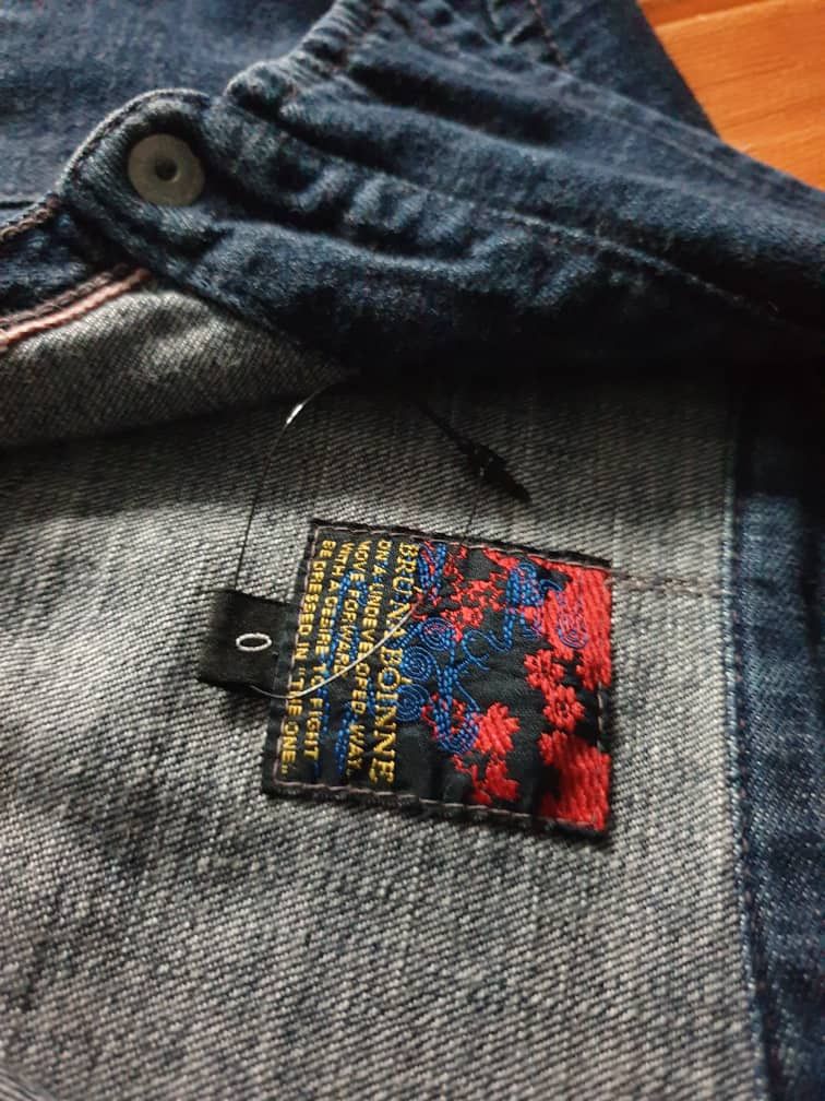 Japanese Brand 💥Bruna Boinne Selvedge Japanese style Western Shirt Size US S / EU 44-46 / 1 - 2 Thumbnail