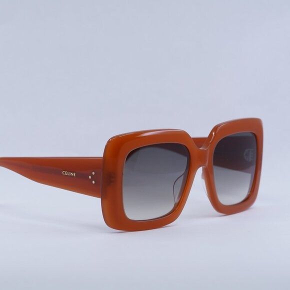 Celine 🕶️ New Celine CL40263I 42F Sunglasses - Shiny Orange Frame Size ONE SIZE - 6 Thumbnail