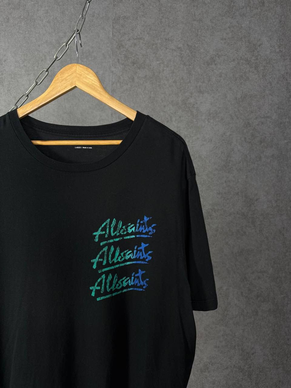 Allsaints Allsaints luxury designer overprinted tee Size US L / EU 52-54 / 3 - 3 Thumbnail